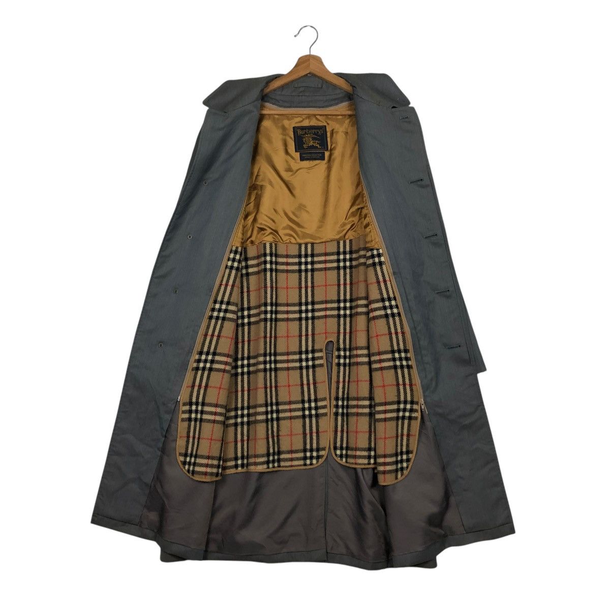 Burberry 🔥VINTAGE LONG JACKET BURBERRYS NOVA CHECK BLANKET Size US M / EU 48-50 / 2 - 16 Thumbnail