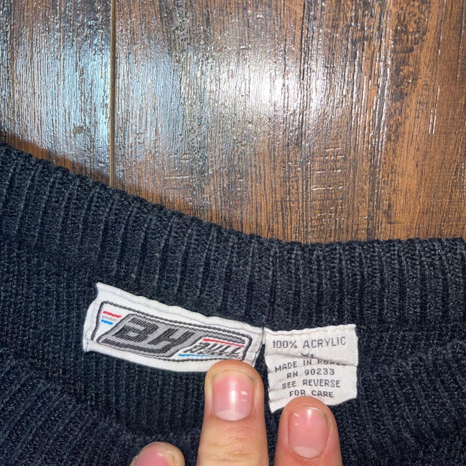 Bullhead Denim Co. Vintage Bullhead Striped Sweater Size US XL / EU 56 / 4 - 2 Thumbnail