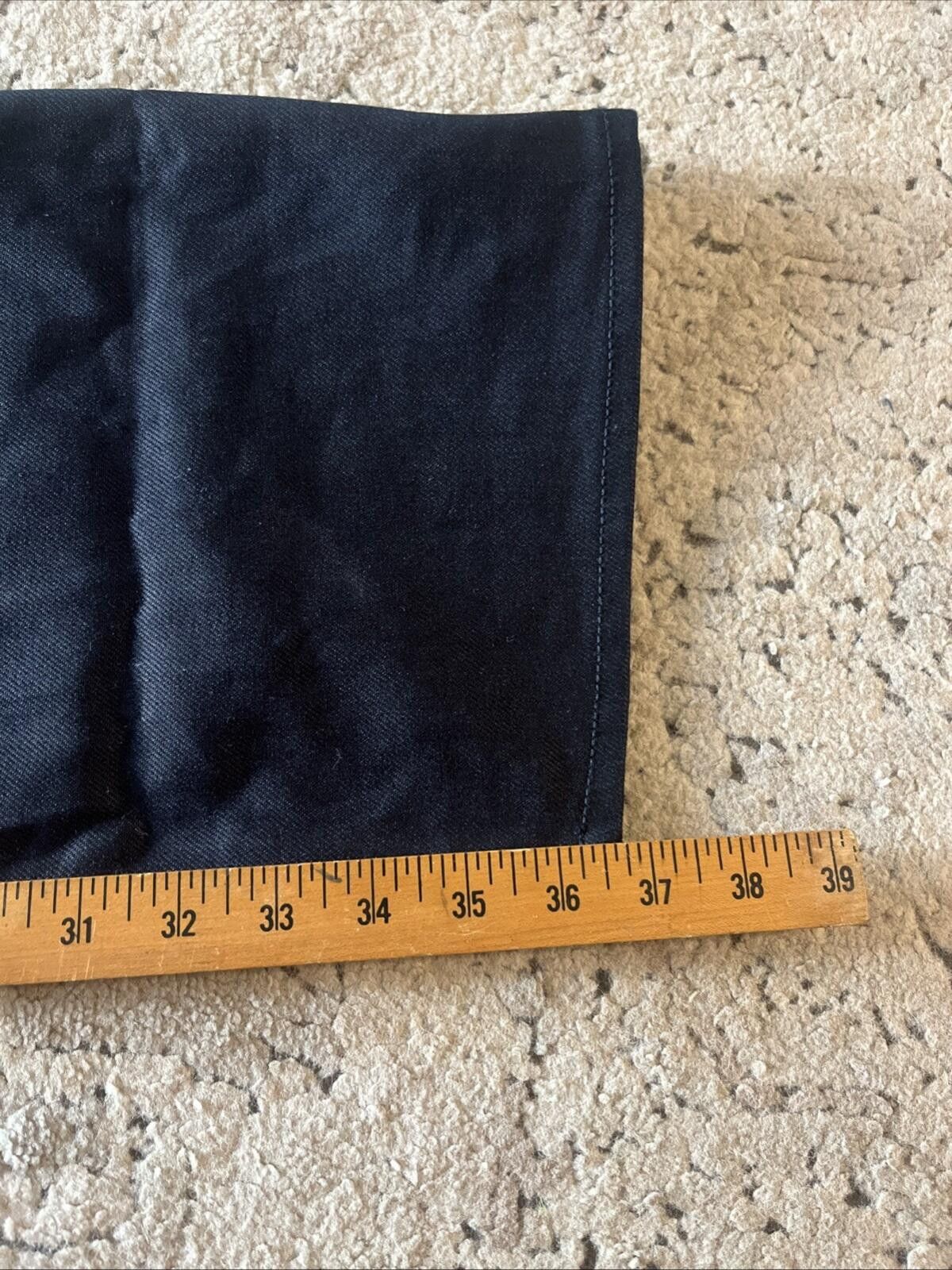 Indigo Imogene + Willie Margot Black Indigo Rigid Denim Jeans Sz 27 Size 27" / US 4 / IT 40 - 8 Thumbnail