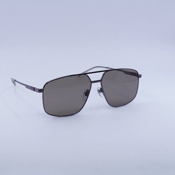 Gucci 🕶️ New Gucci GG1676S 003 Sunglasses - Shiny Dark Ruthenium Size ONE SIZE - 4 Thumbnail