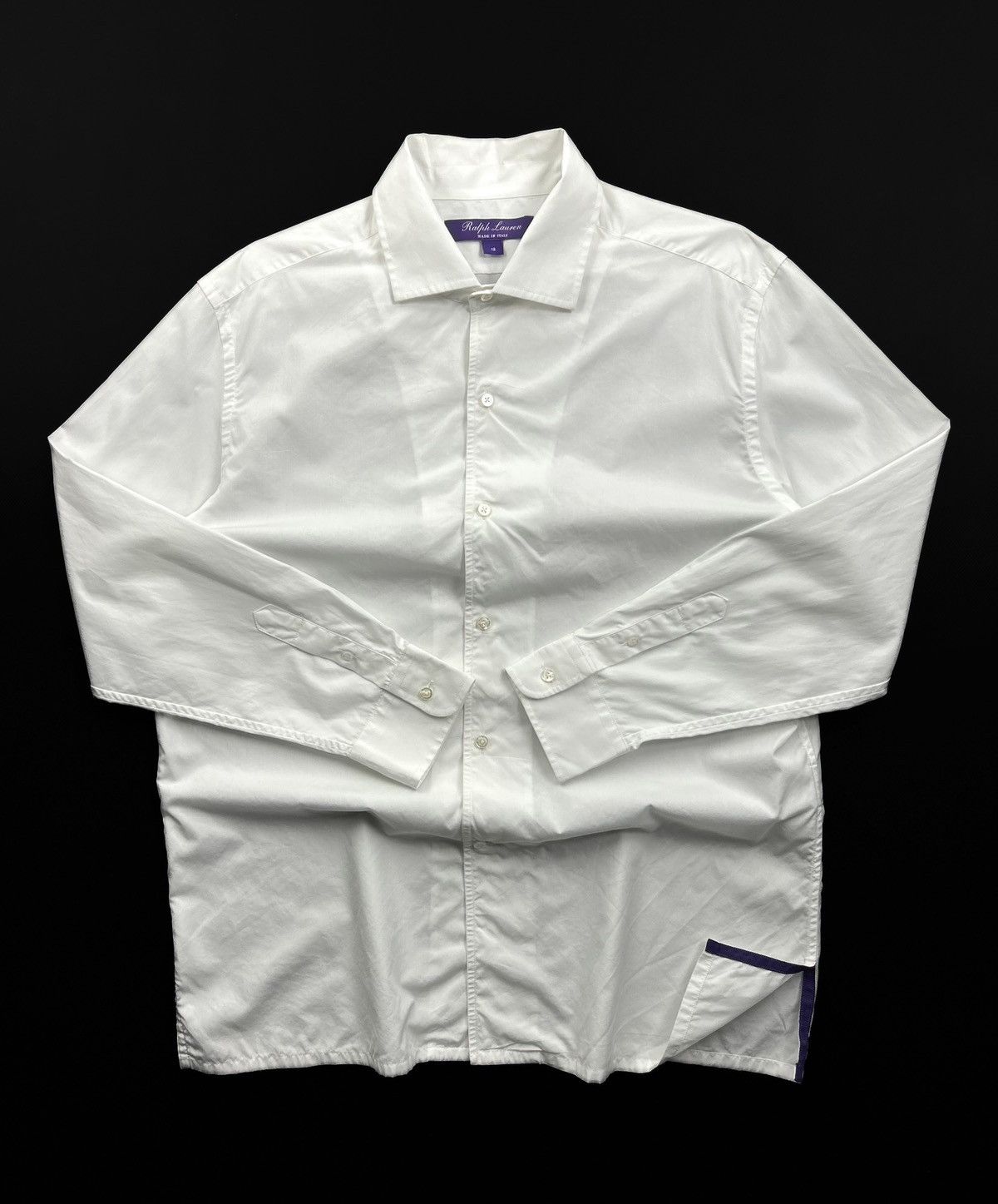 Ralph Lauren Purple Label Ralph Lauren Purple Label White Button-Up Shirt Women’s L 12 Size L / US 10 / IT 46 - 2 Thumbnail