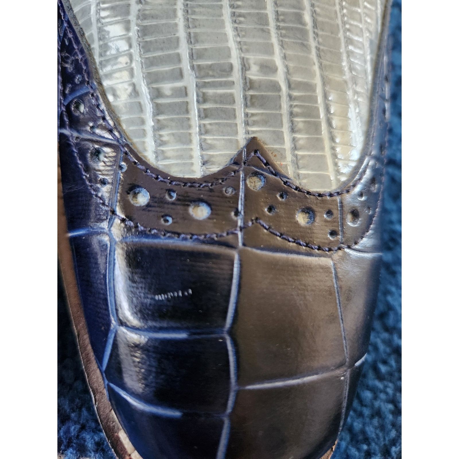 Stacy Adams Stacy Adams Men's Gallinari Wingtip Oxford Shoes -8.5 Size US 8.5 / EU 41-42 - 3 Thumbnail
