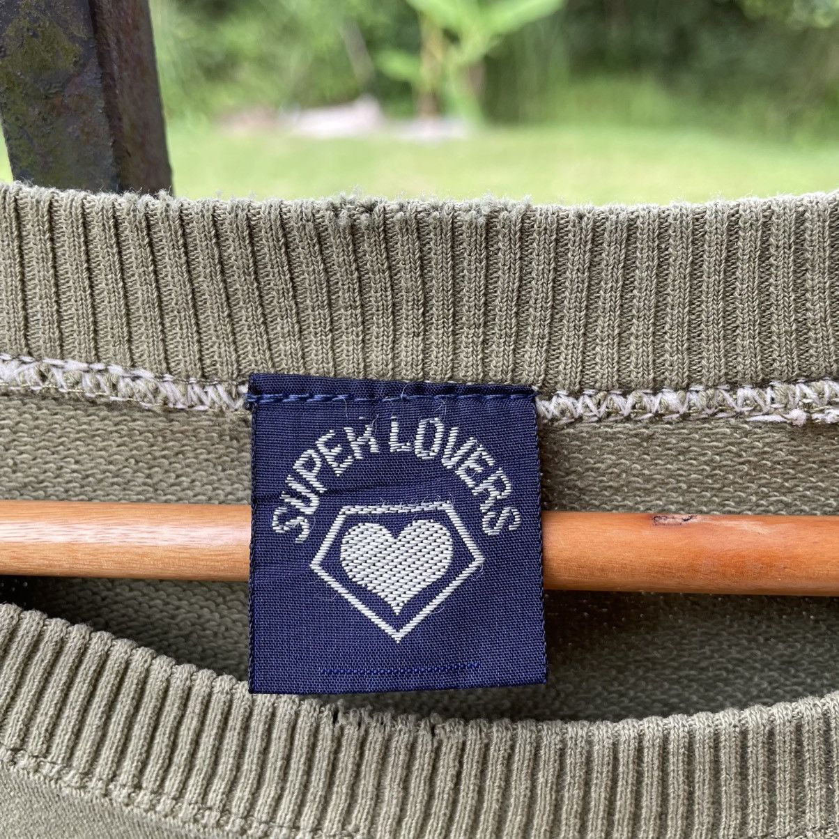 🔥Vintage Super Lovers Big Logo Sun Faded Distress Sweatshirt