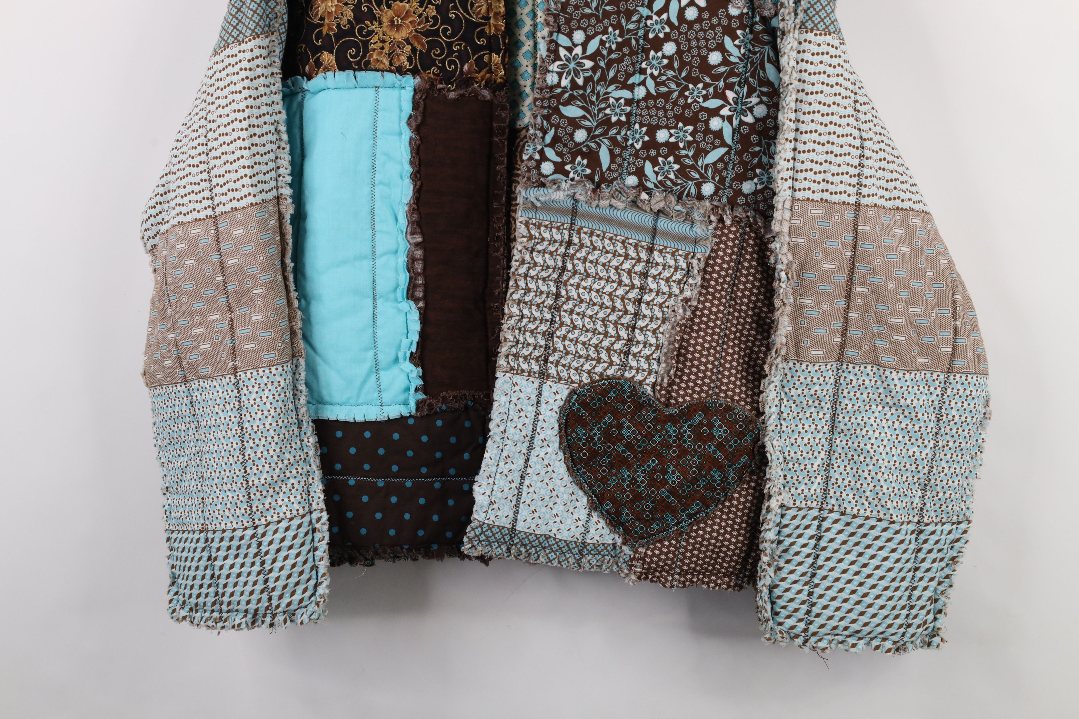 Vintage Vintage 90s Cottagecore Country Reversible Patchwork Jacket Size XL / US 12-14 / IT 48-50 - 3 Thumbnail
