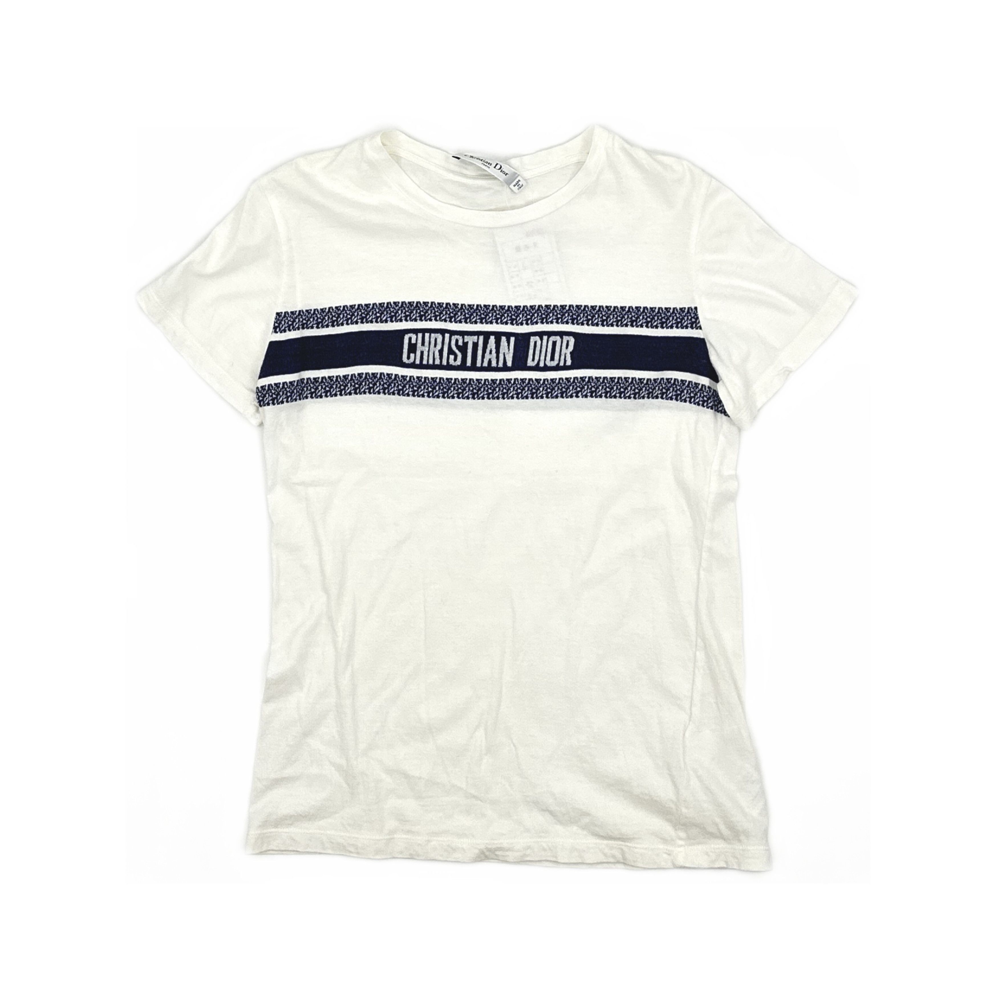 Dior × Hedi Slimane Original Dior Homme AW04 e white t-shirt size