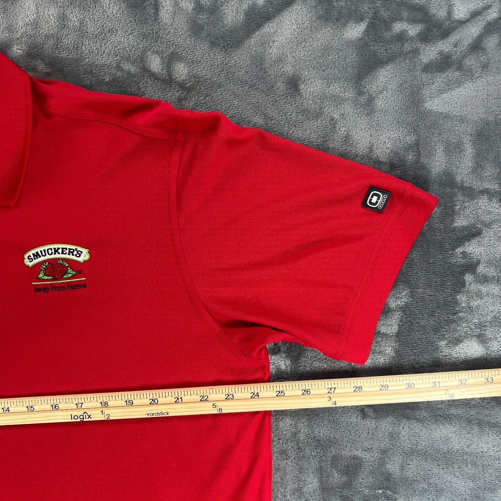 Ogio OGIO Red Golf Polo Men XL Smuckers Jelly Jam Work Employee U Size US XL / EU 56 / 4 - 4 Thumbnail