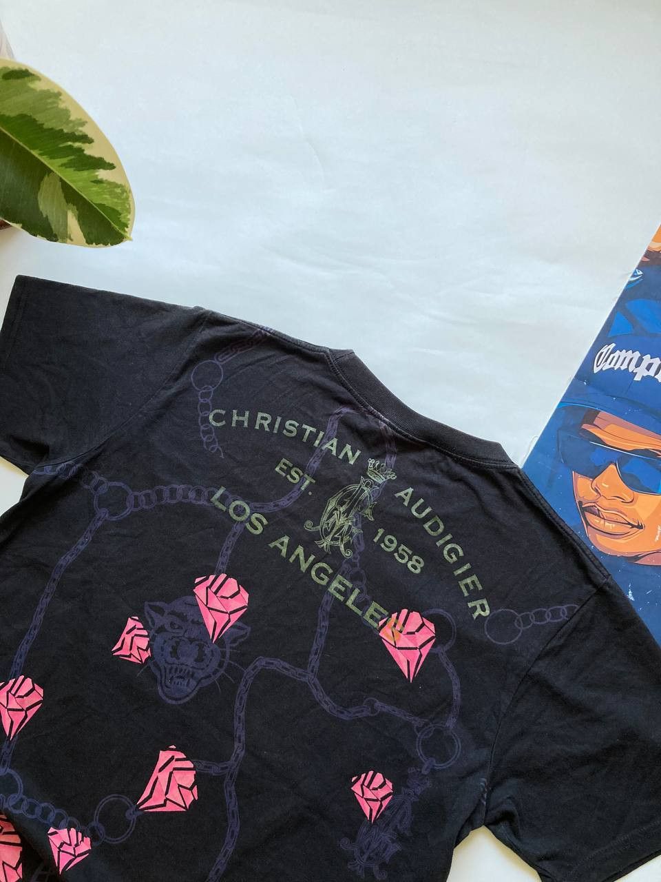 Christian Audigier Christian Audigier Y2K Big Logo Tee Size US L / EU 52-54 / 3 - 4 Thumbnail