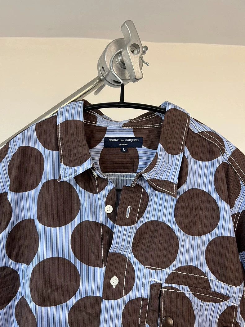 Comme des Garcons Comme Des Garcons Spotted Circle Pocket Shirt Size L / US 10 / IT 46 - 3 Thumbnail