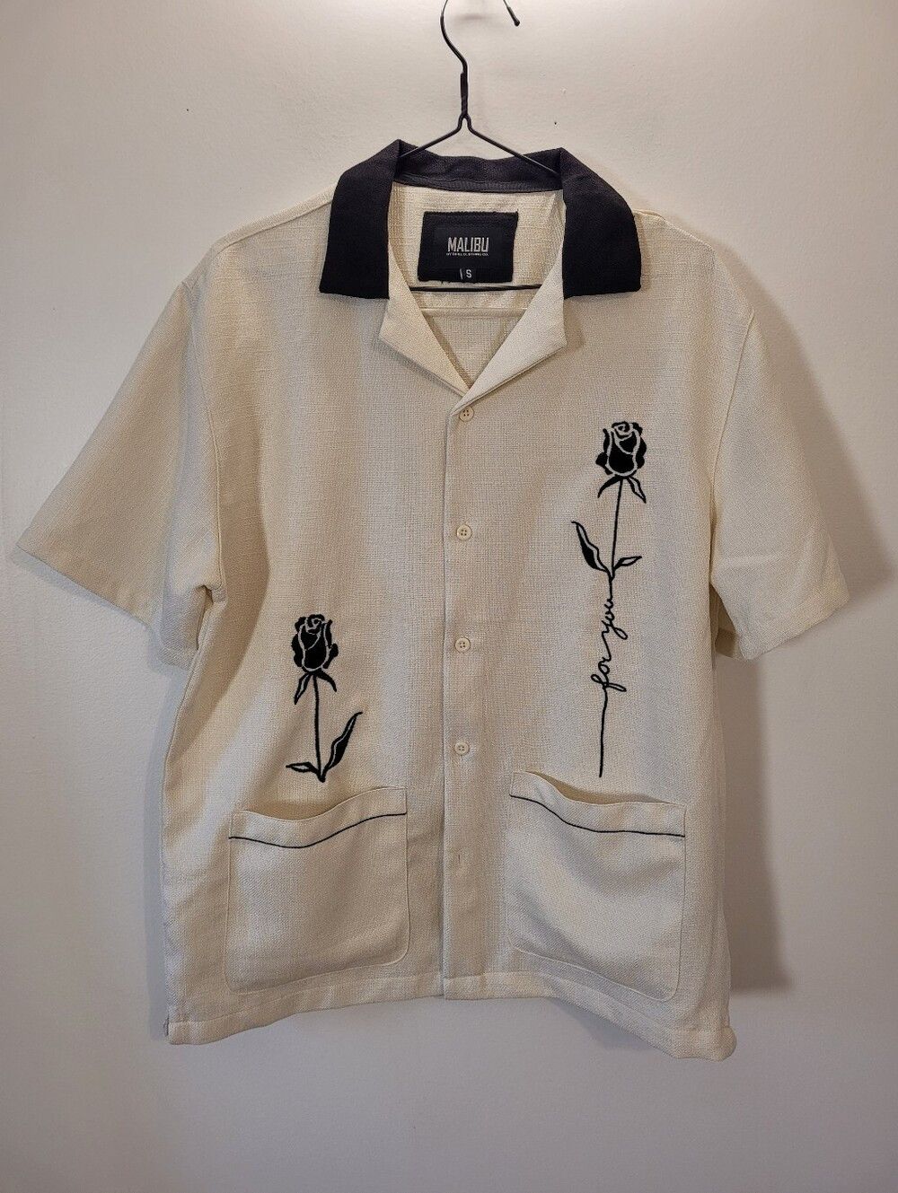 Other Malibu Drill Clothing Button-Down Shirt Rose Embroidery - S Size US S / EU 44-46 / 1 - 1 Thumbnail