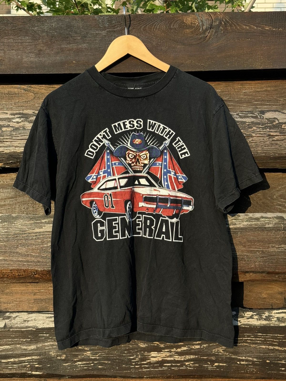Vintage 90’s Don’t Mess With The General Lee Vintage black tee Dodge Size US L / EU 52-54 / 3 - 1 Thumbnail
