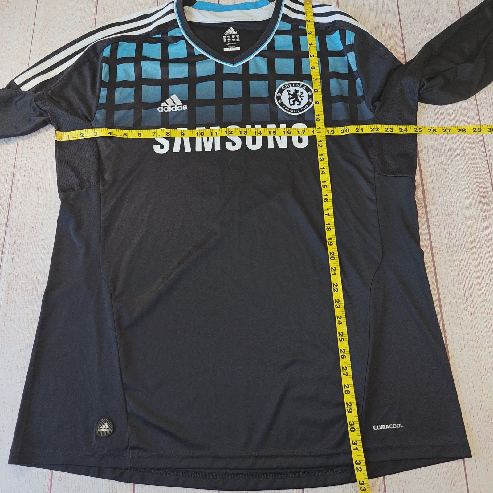 Adidas Chelsea Away 2011-2012 Football #15 Malouda Jersey sz 2XL Size US XXL / EU 58 / 5 - 9 Thumbnail