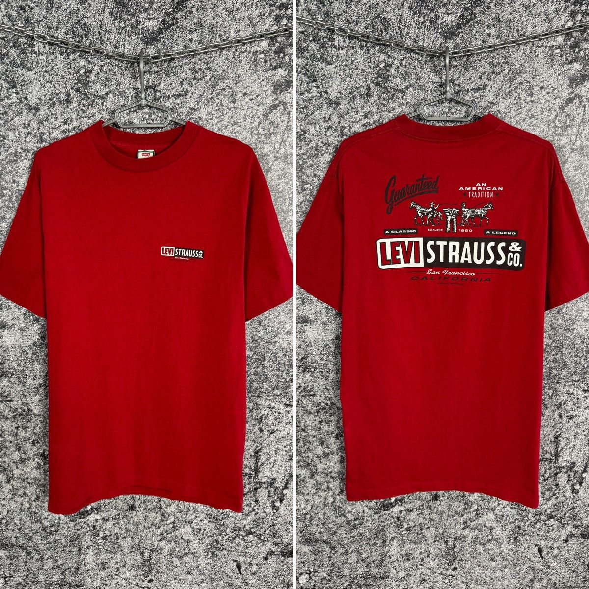 Levi's Rare Levis Vintage T-Shirt 1993 LeviStrauss 90s USA Size XL Size US XL / EU 56 / 4 - 1 Thumbnail