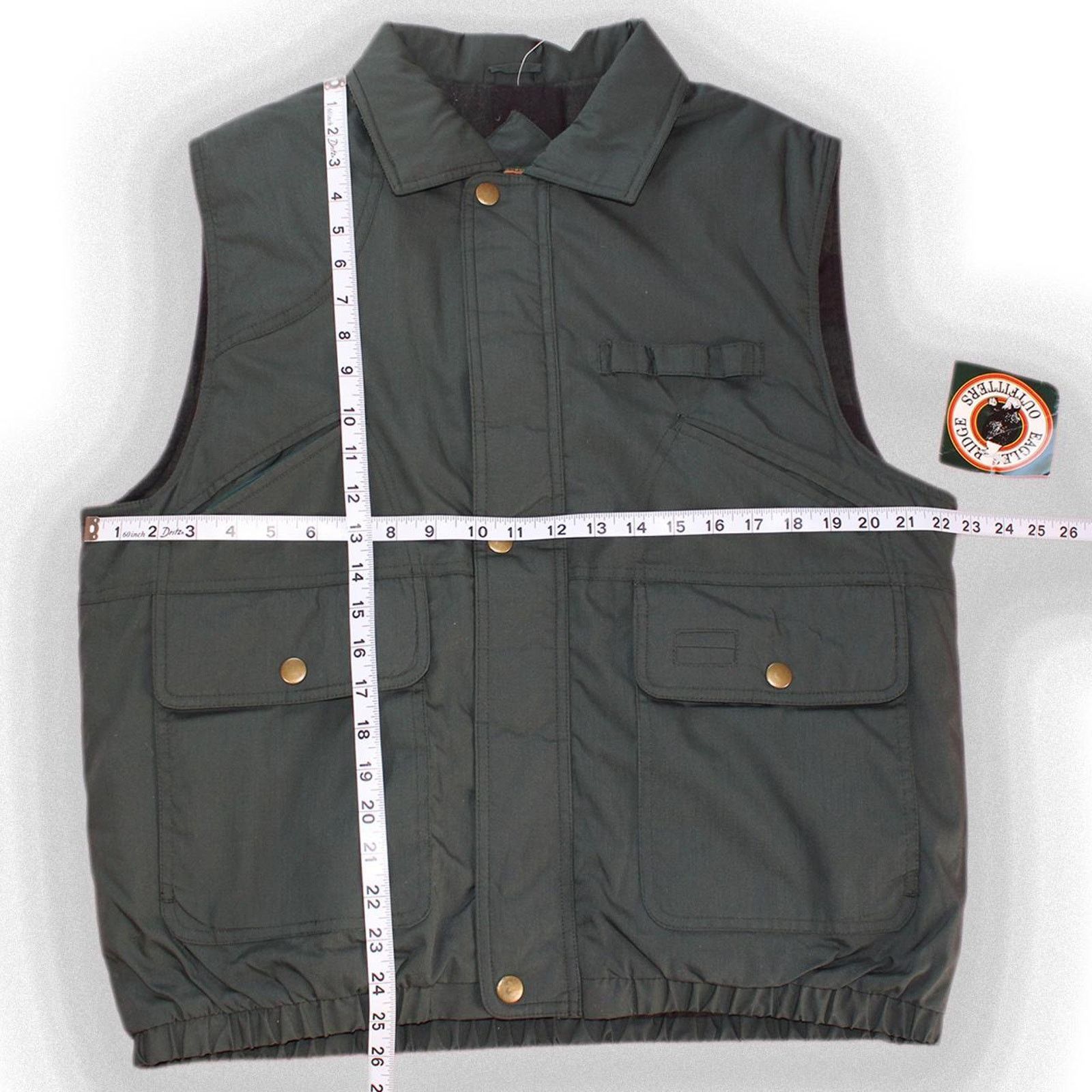Vintage Deadstock Vintage 90's Eagles Ridge Outfitters Green Vest Size US L / EU 52-54 / 3 - 2 Thumbnail