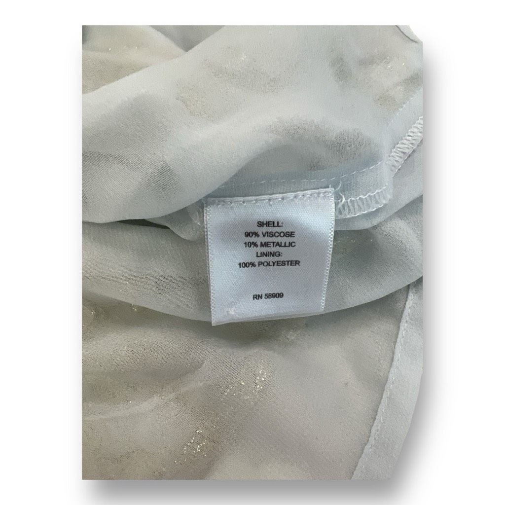 Other A Loves A Metallic Ruffle Blouse Top Size Medium Size M / US 6-8 / IT 42-44 - 5 Thumbnail