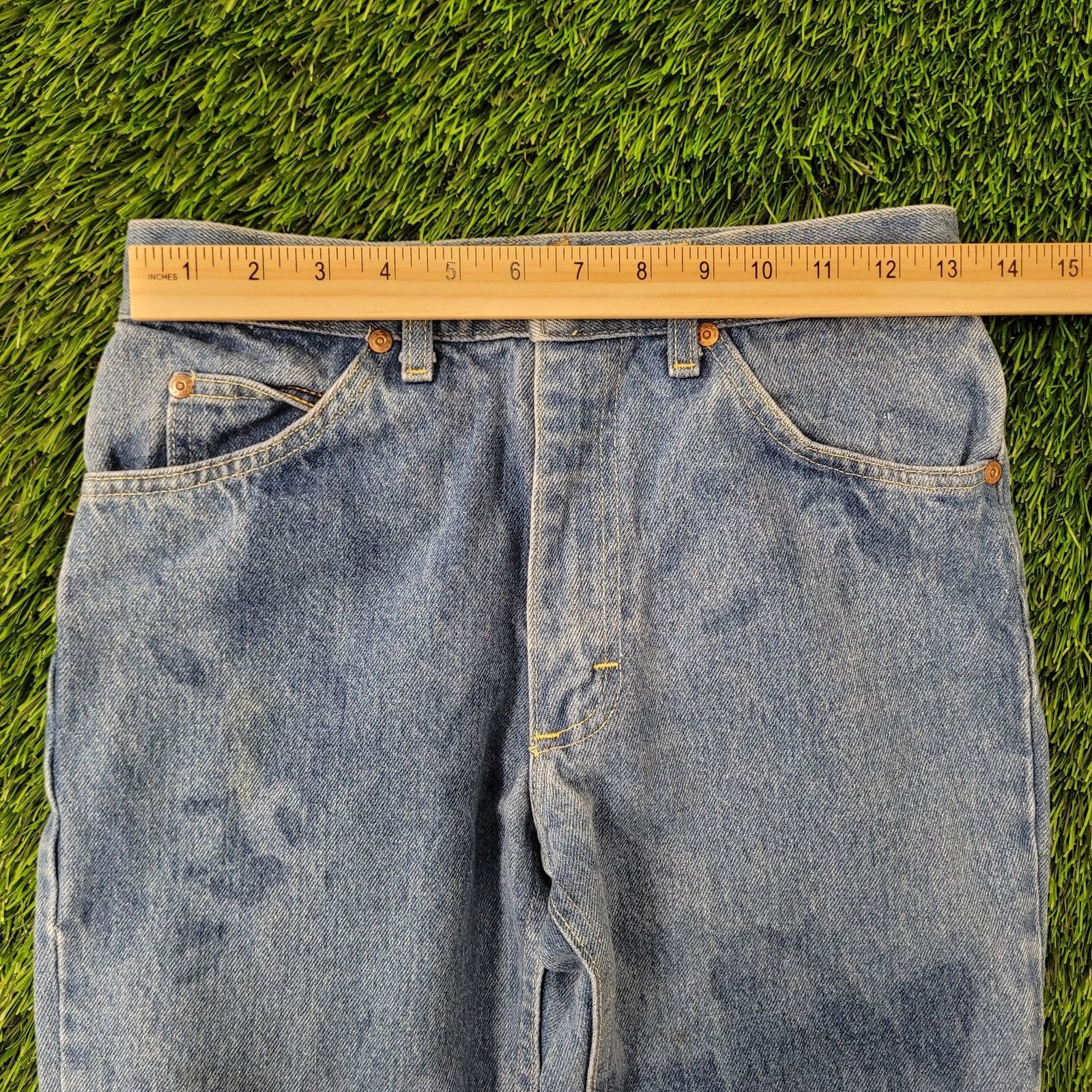 Lee Vintage 80s LEE Riders Jeans 26x31 USA Union-Made Faded Size US 26 / EU 42 - 14 Thumbnail