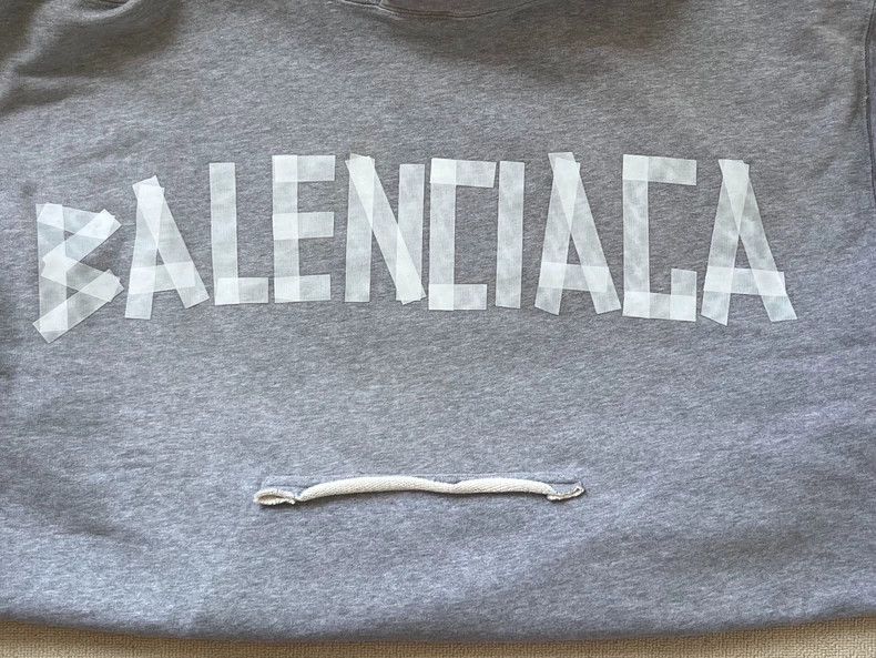 Balenciaga Balenciaga Letter Logo hooded long sleeve sweatshirt Size US L / EU 52-54 / 3 - 4 Thumbnail