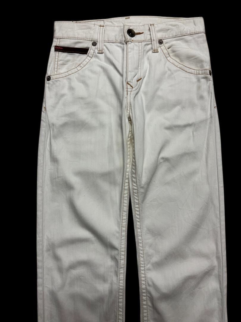 Edwin RARE Edwin White Jeans Navajo Style Pocket Made in Japan Size US 28 / EU 44 - 3 Thumbnail