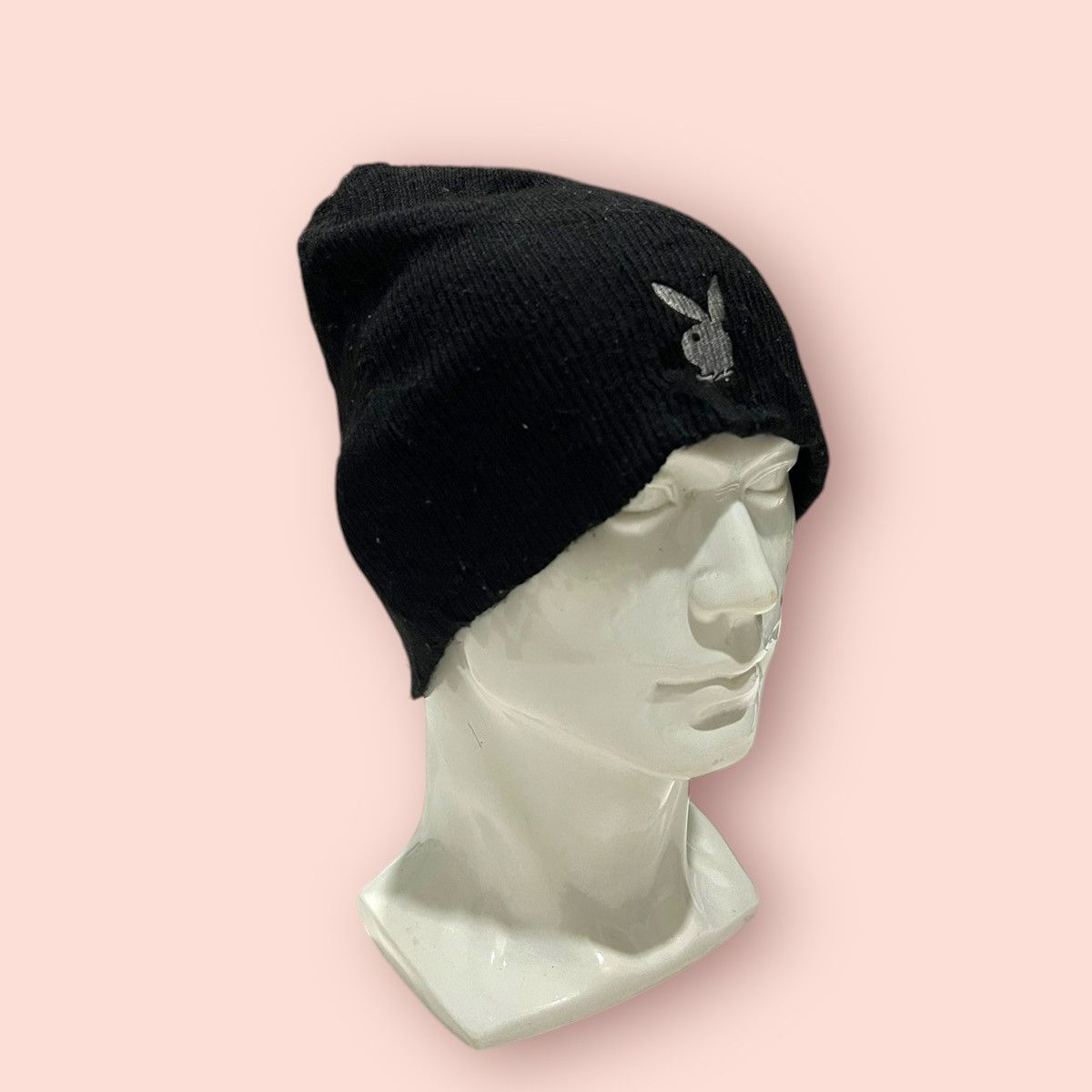 Playboy × Vintage VINTAGE PLAYBOY SILVER BUNNY LOGO BEANIE Size ONE SIZE - 3 Thumbnail