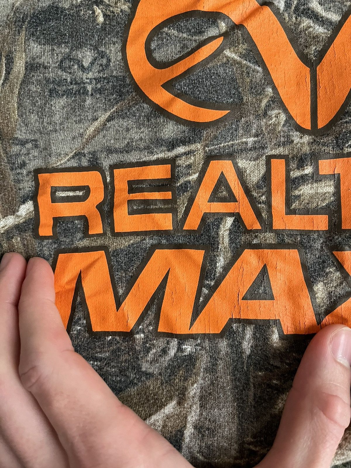 Realtree Vintage Real tree Centre Logo Max-5 Camo Boxy Fit Y2K Hoodie Size US XL / EU 56 / 4 - 6 Thumbnail