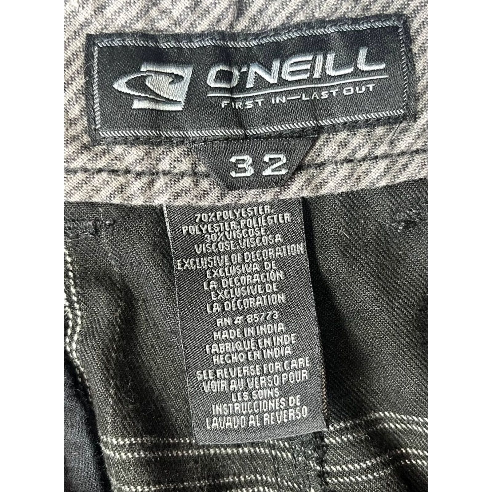 Vintage O’Neill Standard Fit Chino shorts Black Men Size 32 Beach Surfing Regular Bottom Mens Size US 32 / EU 48 - 7 Thumbnail