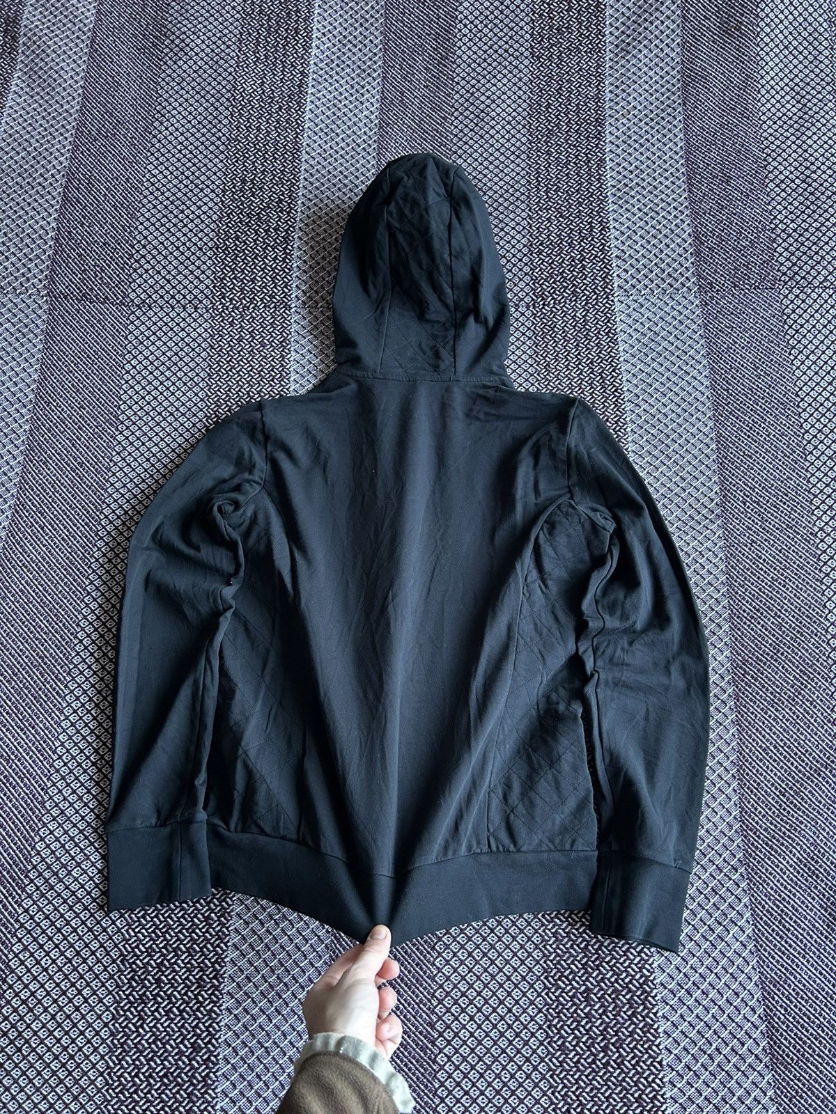 Armani × Emporio Armani Emporio Armani Zip Up Hoodies Black Solid Size Large Size L / US 10 / IT 46 - 9 Thumbnail