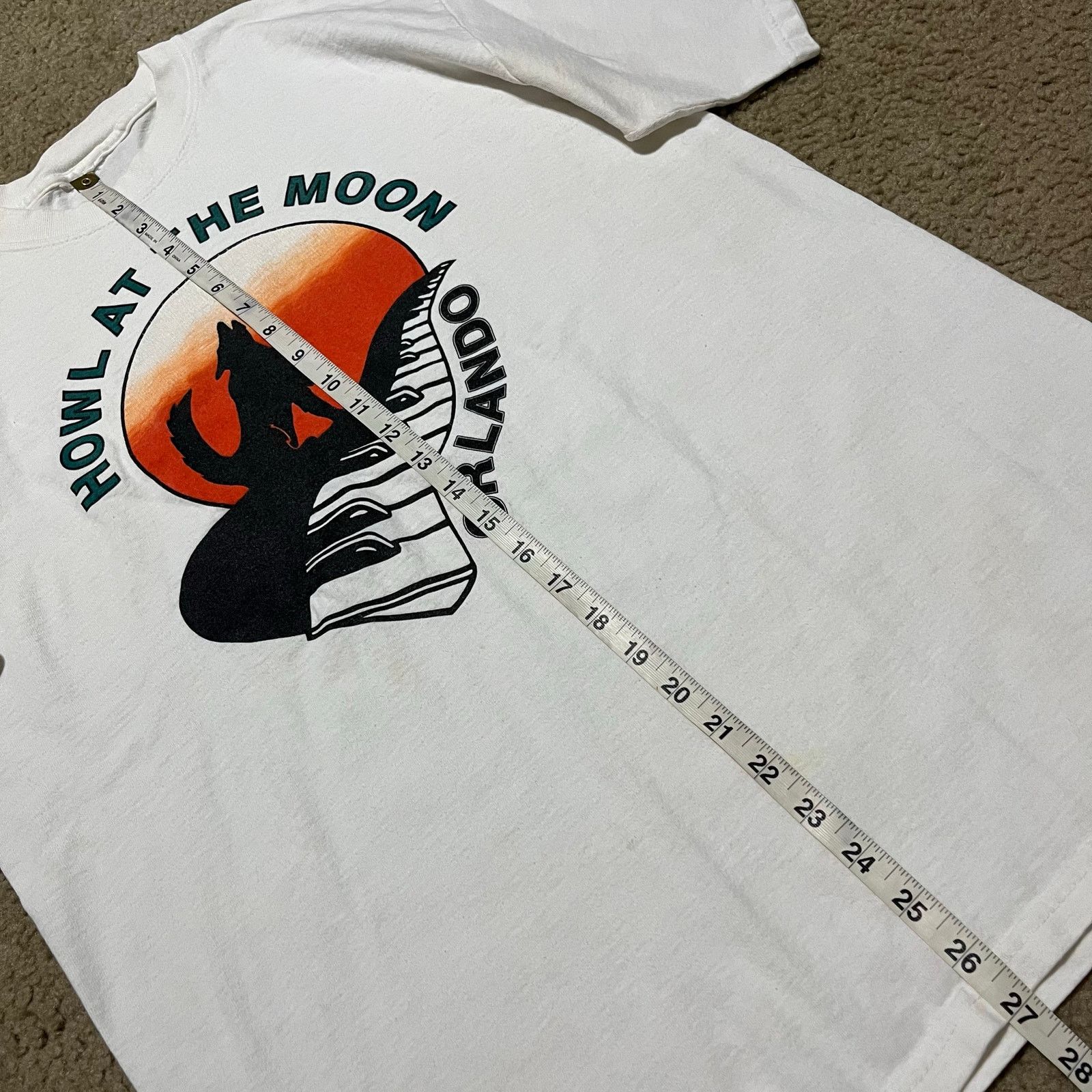 Other Vintage Howl at the Moon Orlando Piano Wolf Tee Large Size US L / EU 52-54 / 3 - 4 Thumbnail