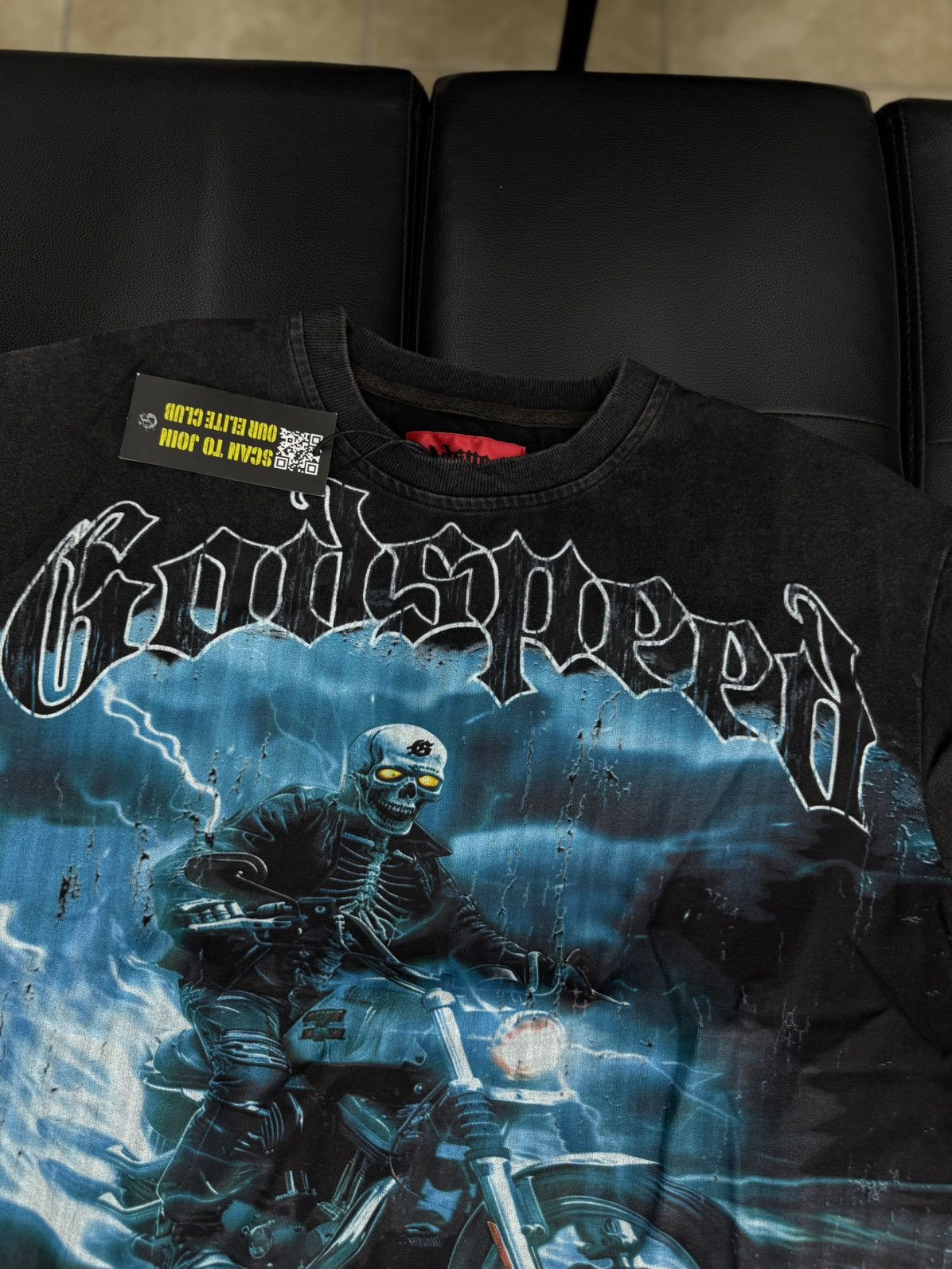 Godspeed Godspeed Blue Motorcycle Tee Shirt Size M (NEW) Size US M / EU 48-50 / 2 - 4 Thumbnail