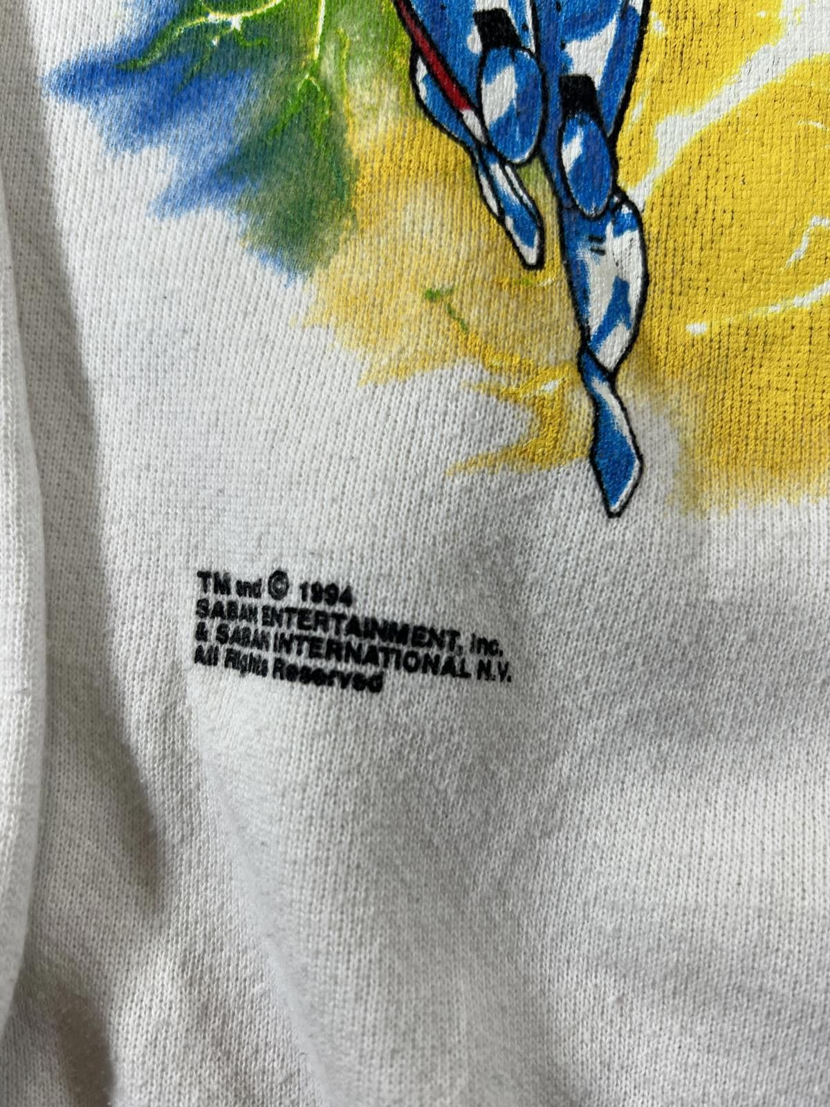 Other Vintage 1994 VR Troopers Sweatshirt Size US L / EU 52-54 / 3 - 3 Thumbnail