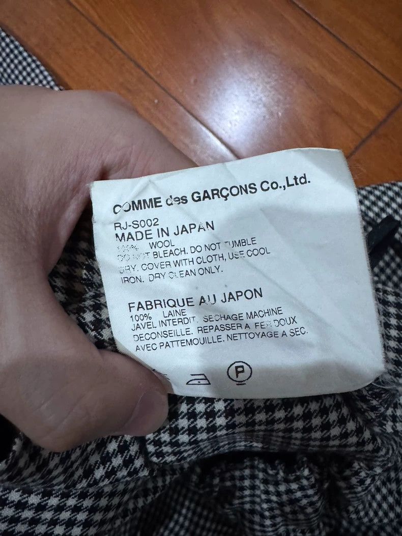 Comme des Garcons Comme Des Garcons size S Houndstooth skirt Size 23" - 7 Thumbnail