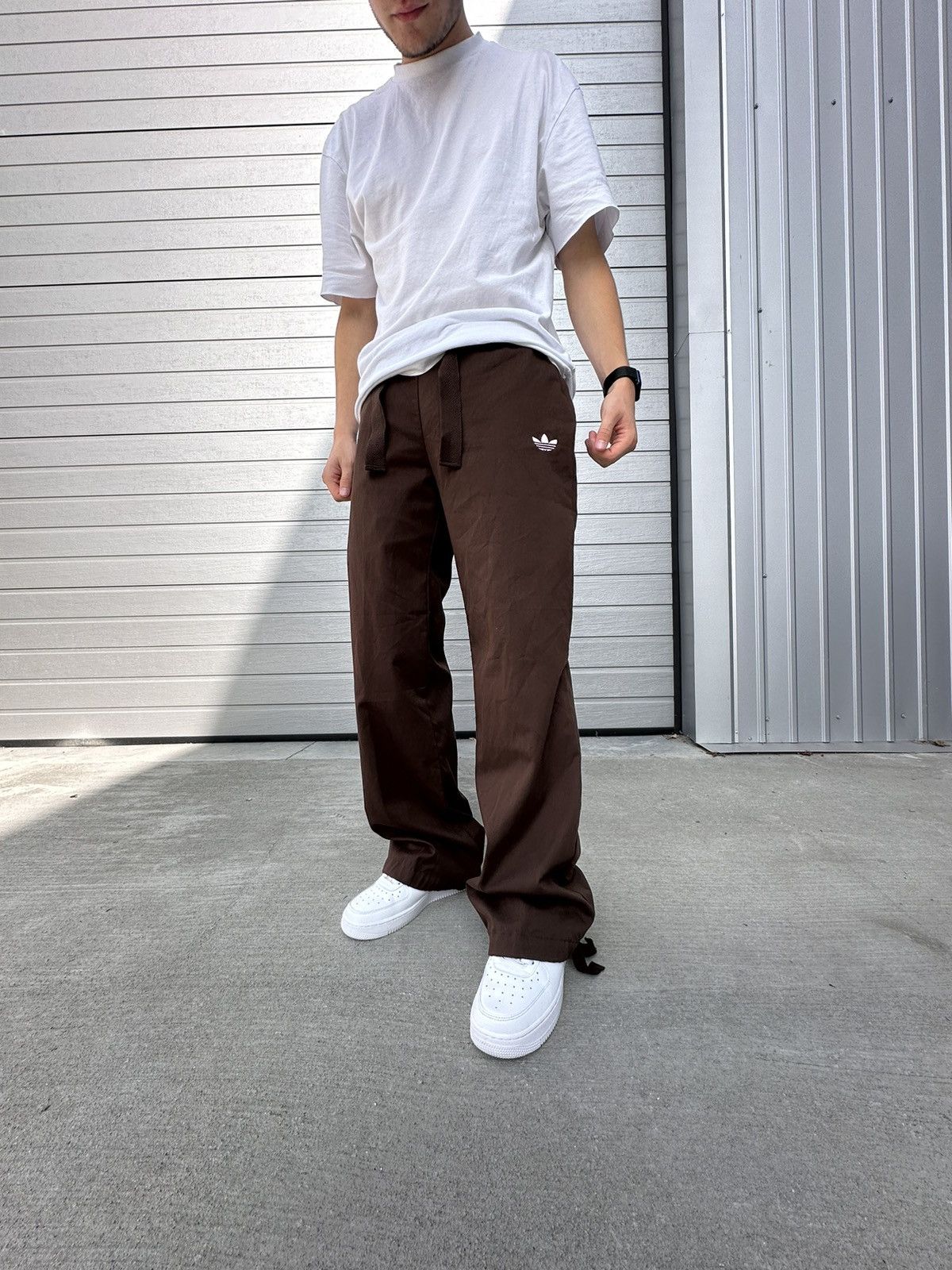 Brown Adidas Pants | Grailed