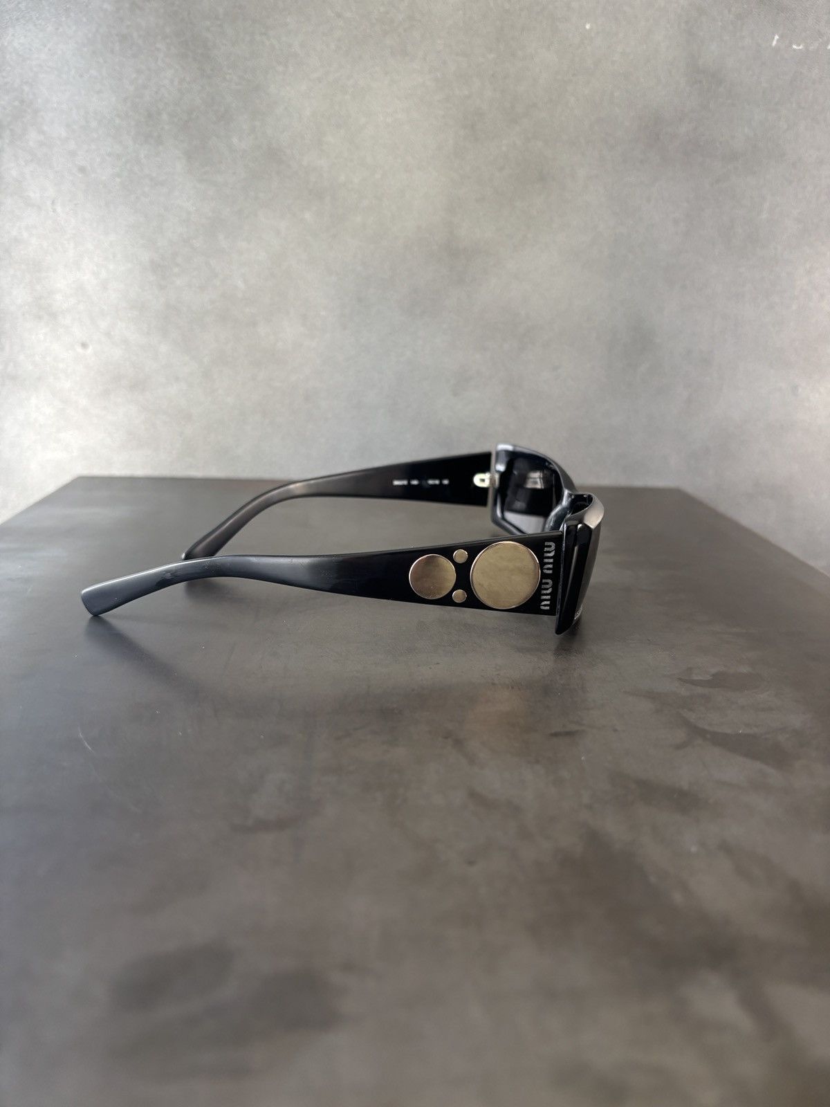 Miu Miu Miu Miu Sunglasses 2000s Y2K Silver Circles SMU21E Vintage Size ONE SIZE - 13 Thumbnail