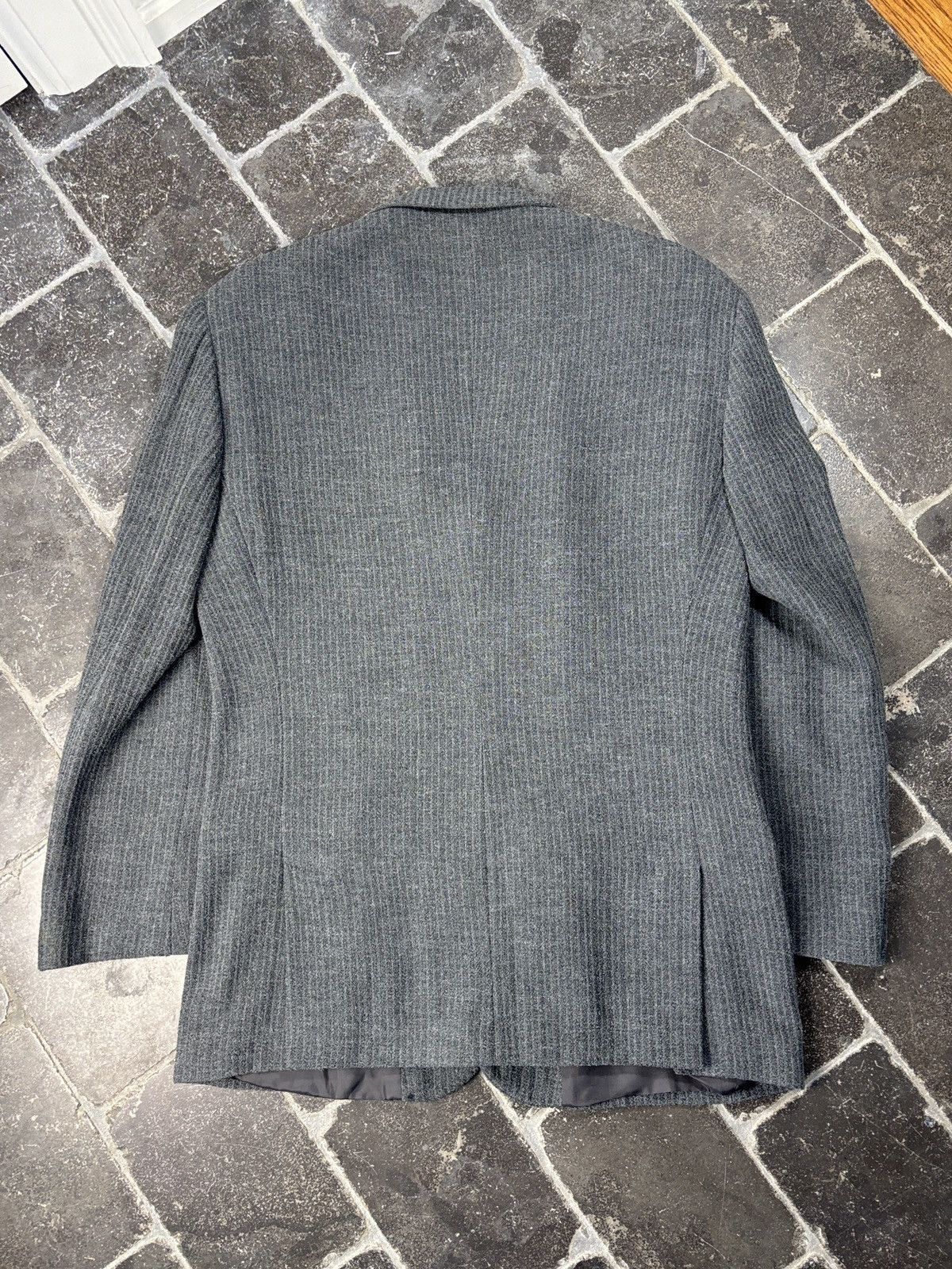 Emporio Armani 1996 Emporio Armani Jacket 90s Vintage Armani Textured Wool Size 50R - 11 Thumbnail