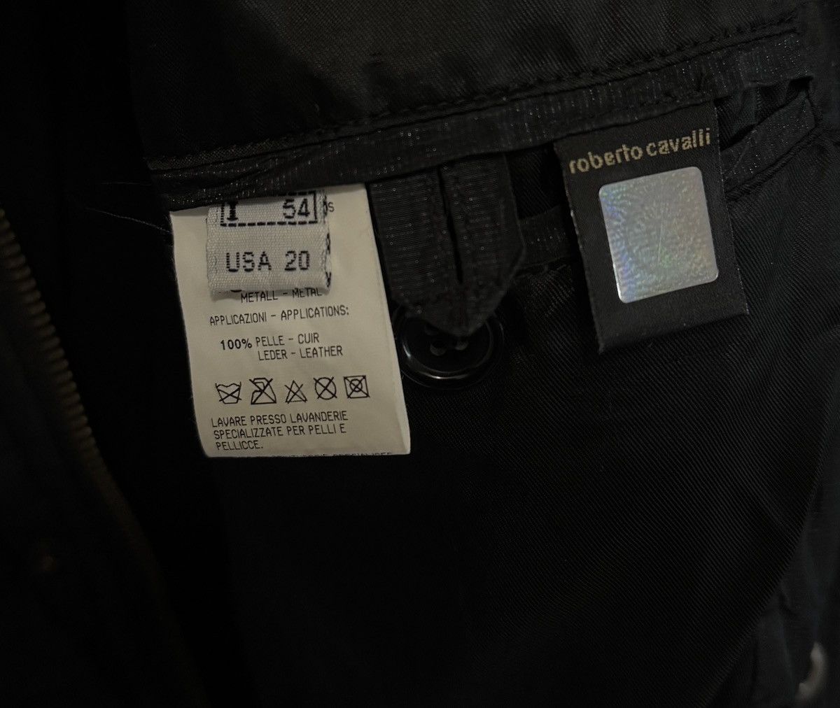Cavalli Class × Roberto Cavalli × Vintage Class Roberto Cavalli Vintage Bomber Jacket Size US XXL / EU 58 / 5 - 10 Thumbnail
