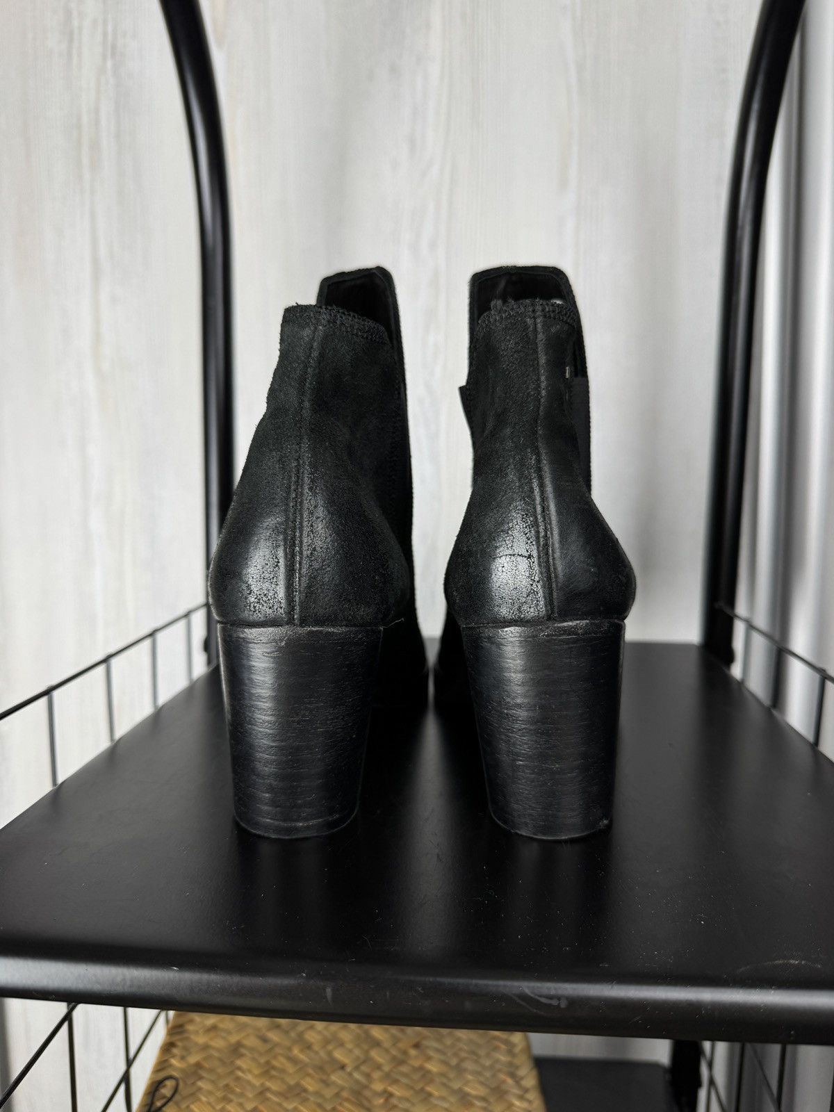 The Last Conspiracy The Last Conspiracy AASE WAXED SUEDE BLACK Ankle Boots sz 39 Size US 9 / IT 39 - 10 Thumbnail