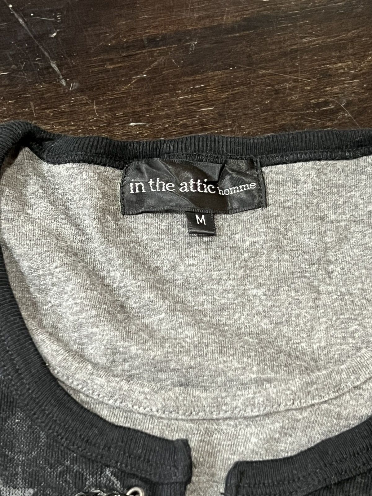 In The Attic In The Attic Homme Lace-Up Graphic Poem Tee Size US M / EU 48-50 / 2 - 6 Thumbnail