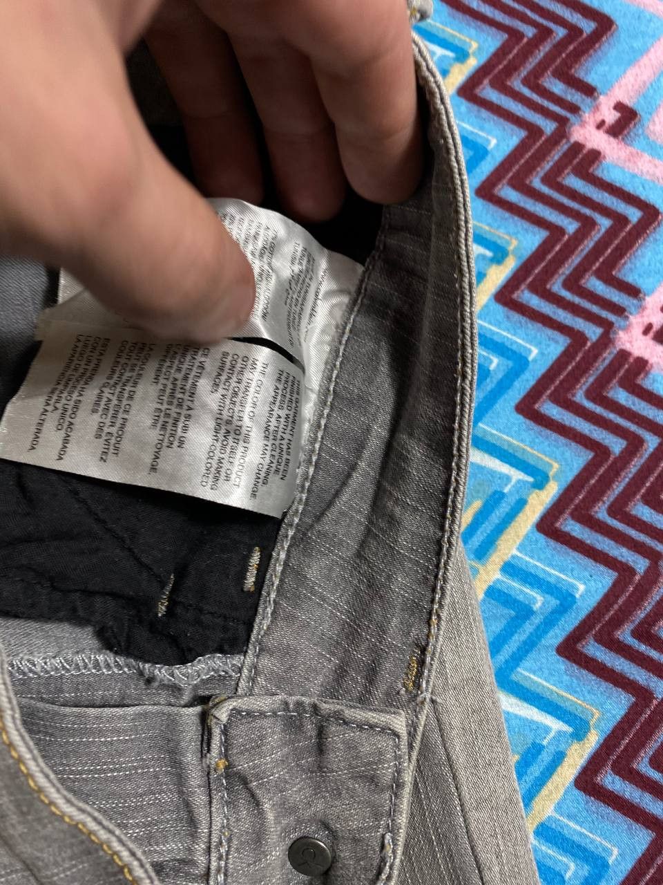 Calvin Klein × Vintage JAPANESE RETRO SELVAGE Skinny JEANS Size 25" / US 0 / IT 36 - 3 Thumbnail