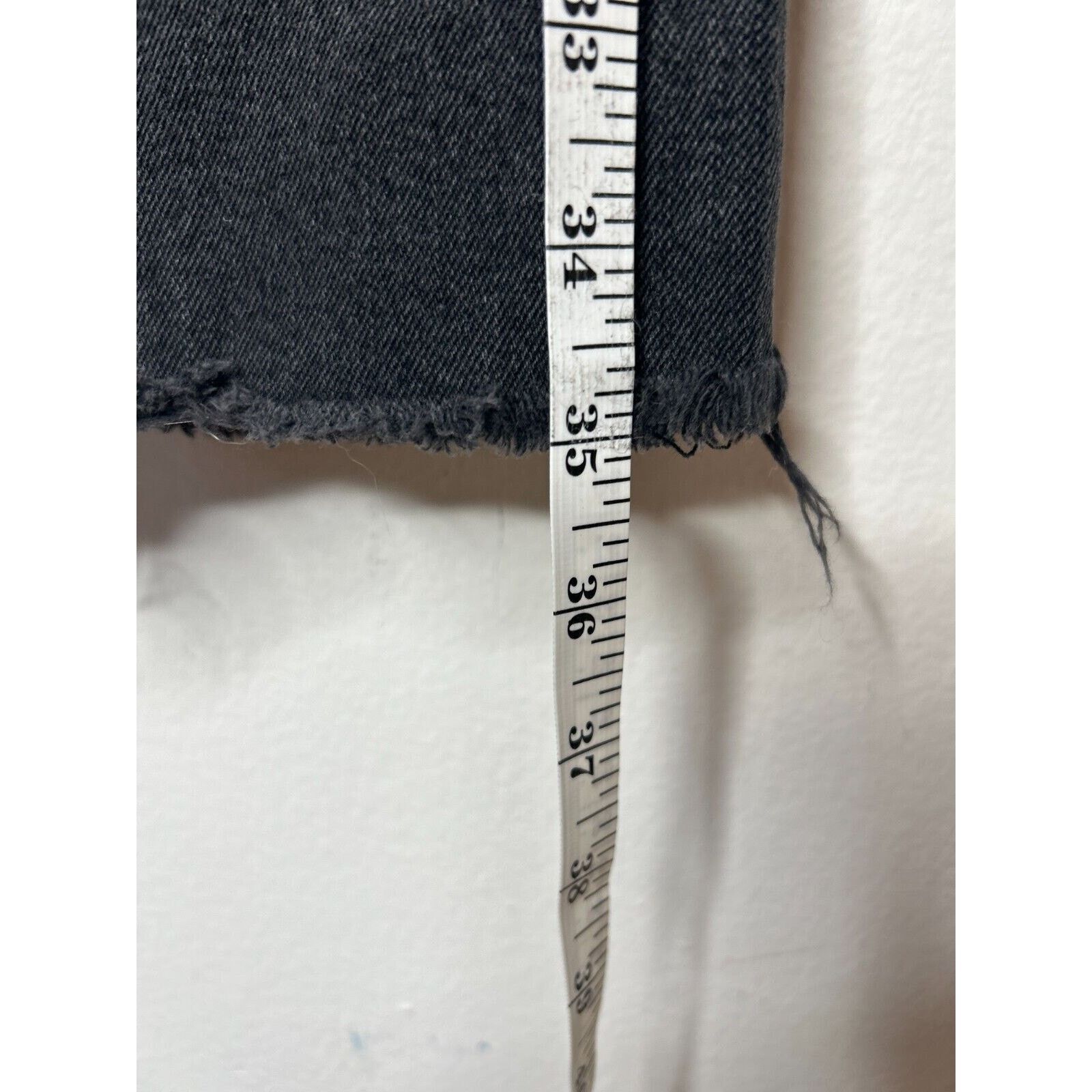 Ralph Lauren Ralph Lauren Washed Black Raw Hem Straight Jeans Size 2 Size 26" / US 2 / IT 38 - 9 Thumbnail