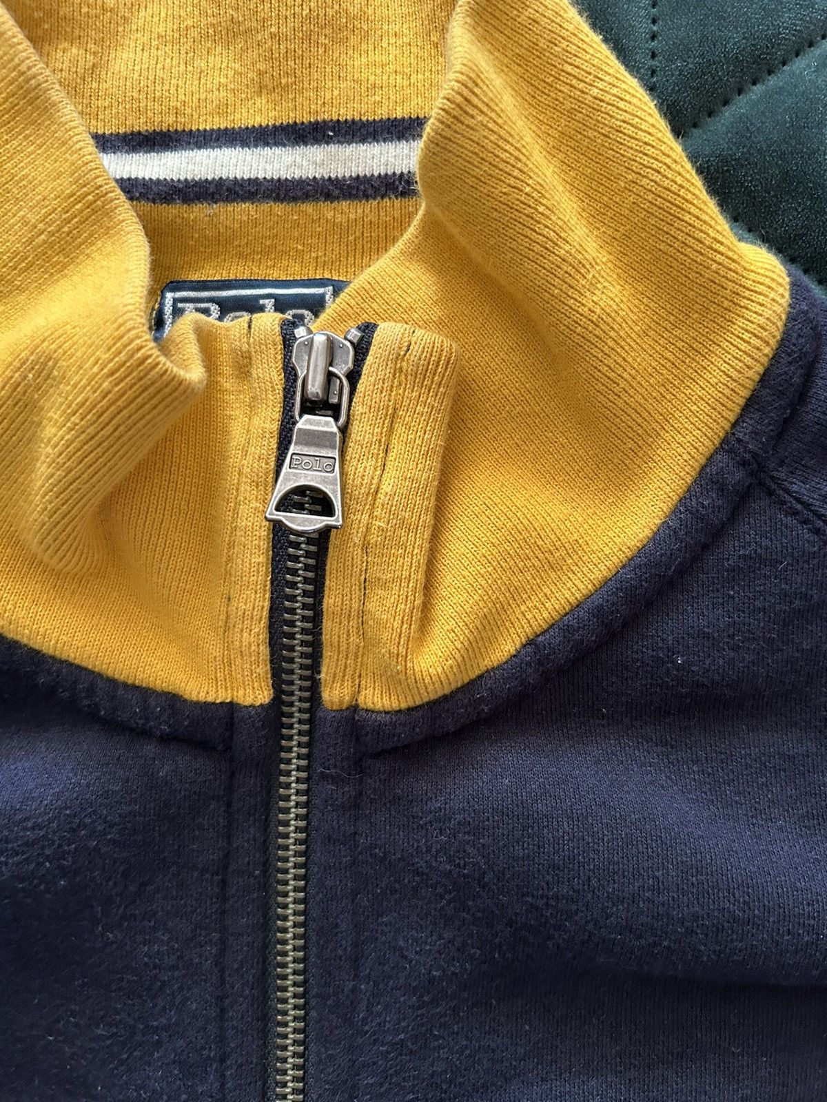 Polo Ralph Lauren × Vintage Vintage Zippered sweater Polo Ralph Lauren Size US L / EU 52-54 / 3 - 3 Thumbnail