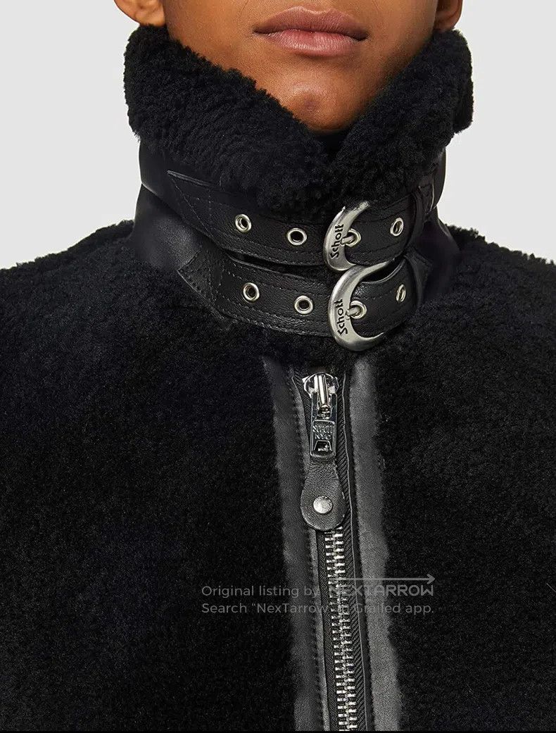 Schott Schott B3 Fur Bomber Jacket Size US L / EU 52-54 / 3 - 2 Thumbnail