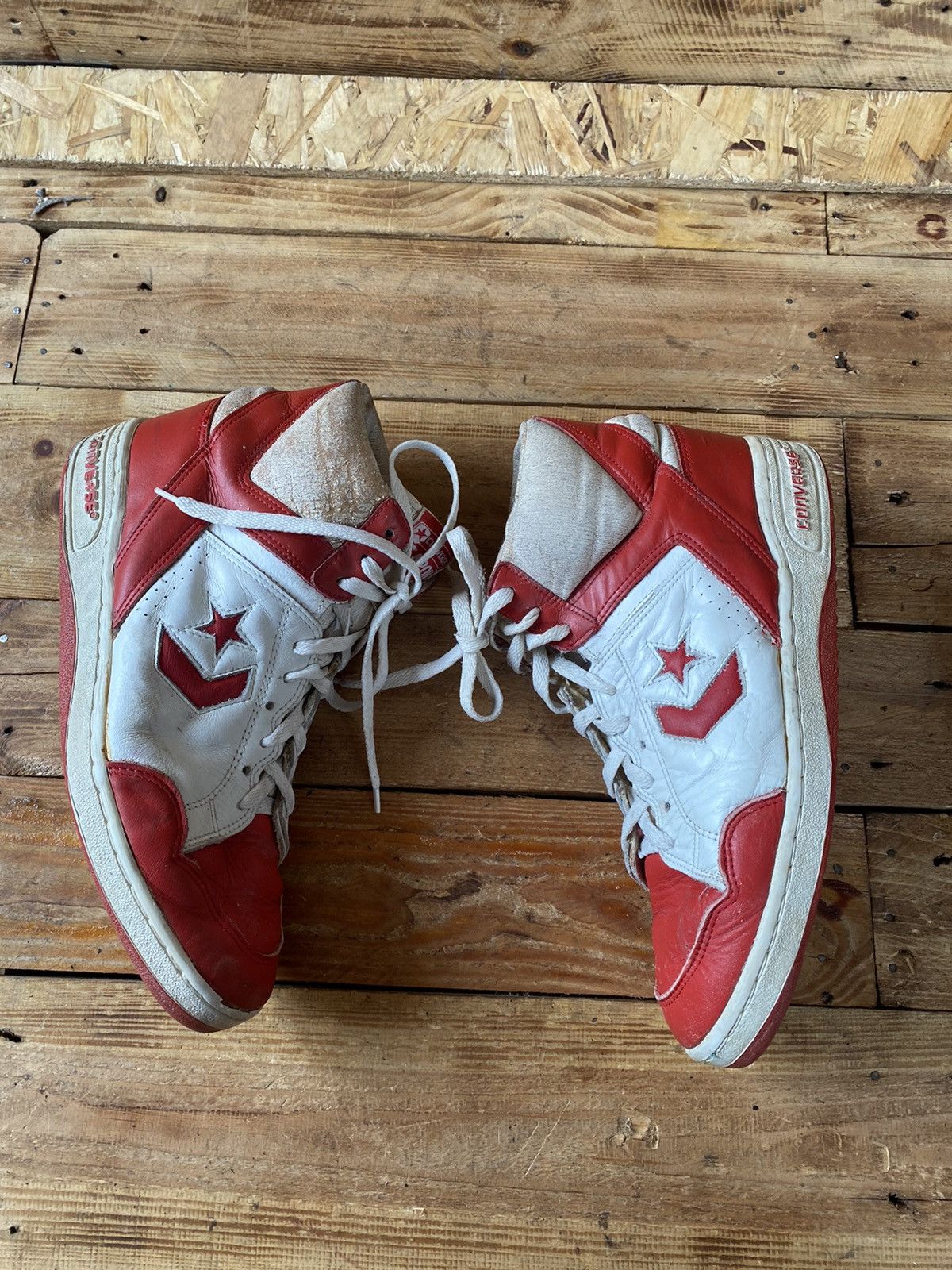 Converse Vintage 80’s Converse weapon hi-top sneakers sz 10 Size US 10 / EU 43 - 11 Thumbnail