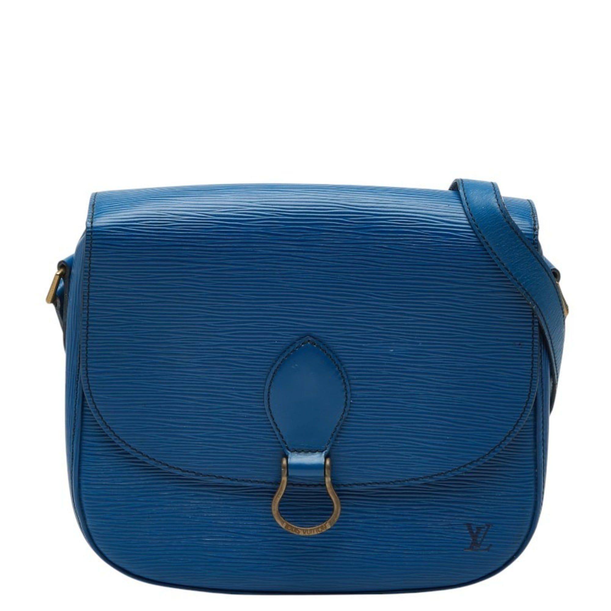 Louis Vuitton Louis Vuitton Epi Saint-Cloud Crossbody Shoulder Bag M52195 Toledo Blue Leather Women's LOUIS VUITTON Size ONE SIZE - 1 Thumbnail