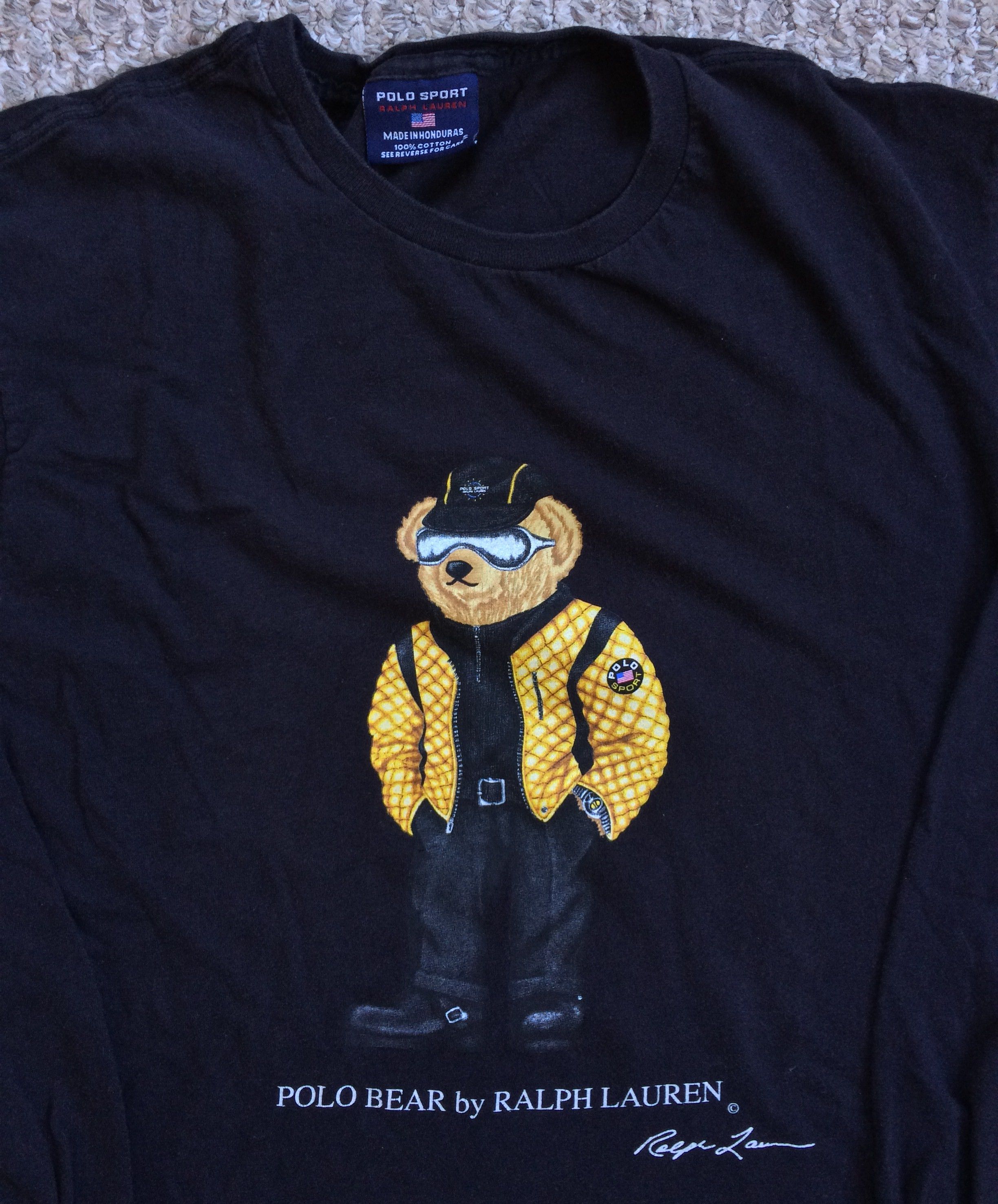 Polo Ralph Lauren Vintage 1990's Polo Ralph Lauren Cool Bear Long Sleeve Size US S / EU 44-46 / 1 - 2 Thumbnail
