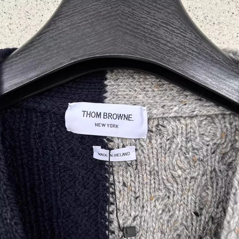 Thom Browne Thom Browne Yin-Yang patchwork sweater Size US L / EU 52-54 / 3 - 2 Thumbnail