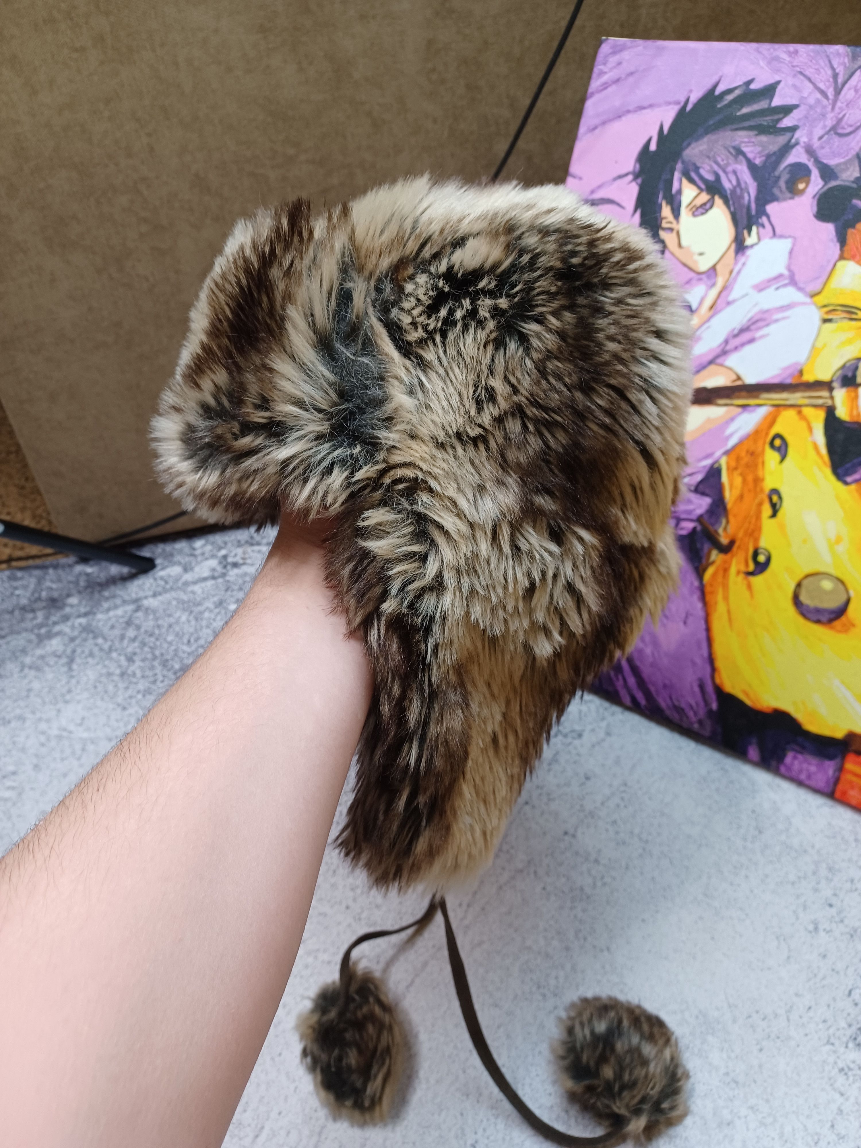 Other Vintage Y2K Fuzzy Fur Ushanka Hat Size ONE SIZE - 5 Thumbnail