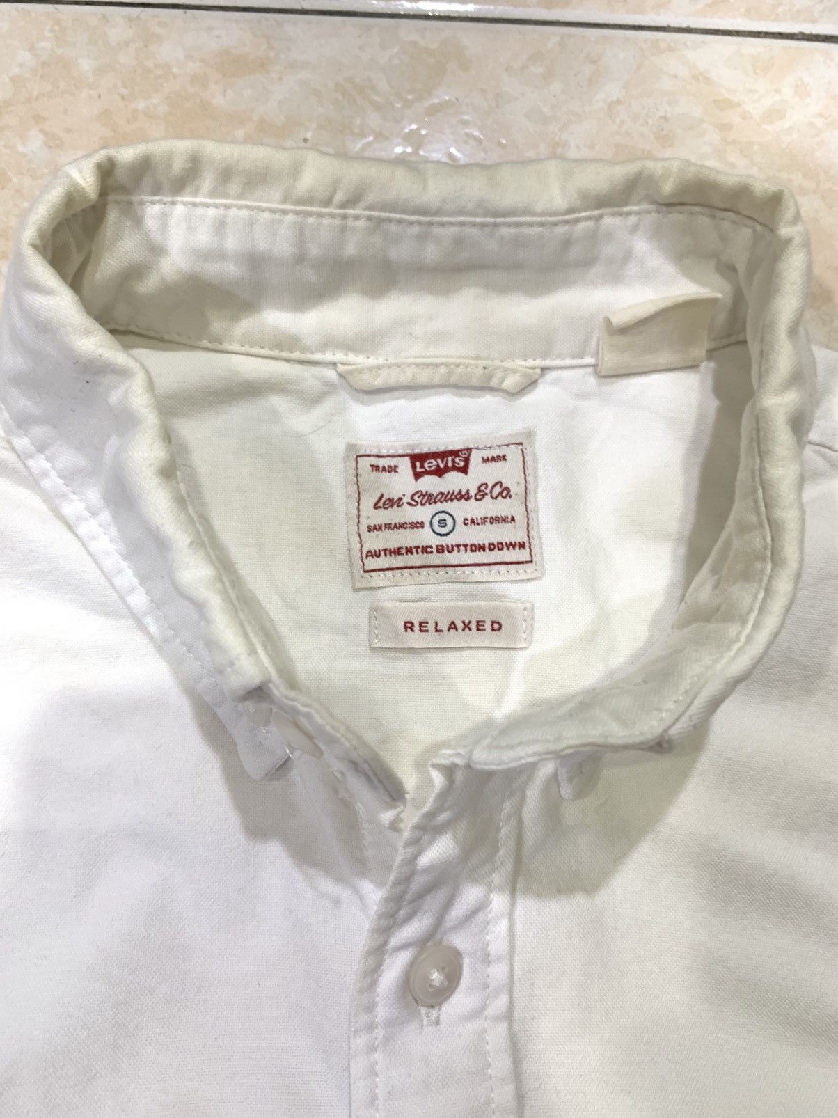 Levi's Levis Oxford Cotton Shirt Size US S / EU 44-46 / 1 - 5 Thumbnail