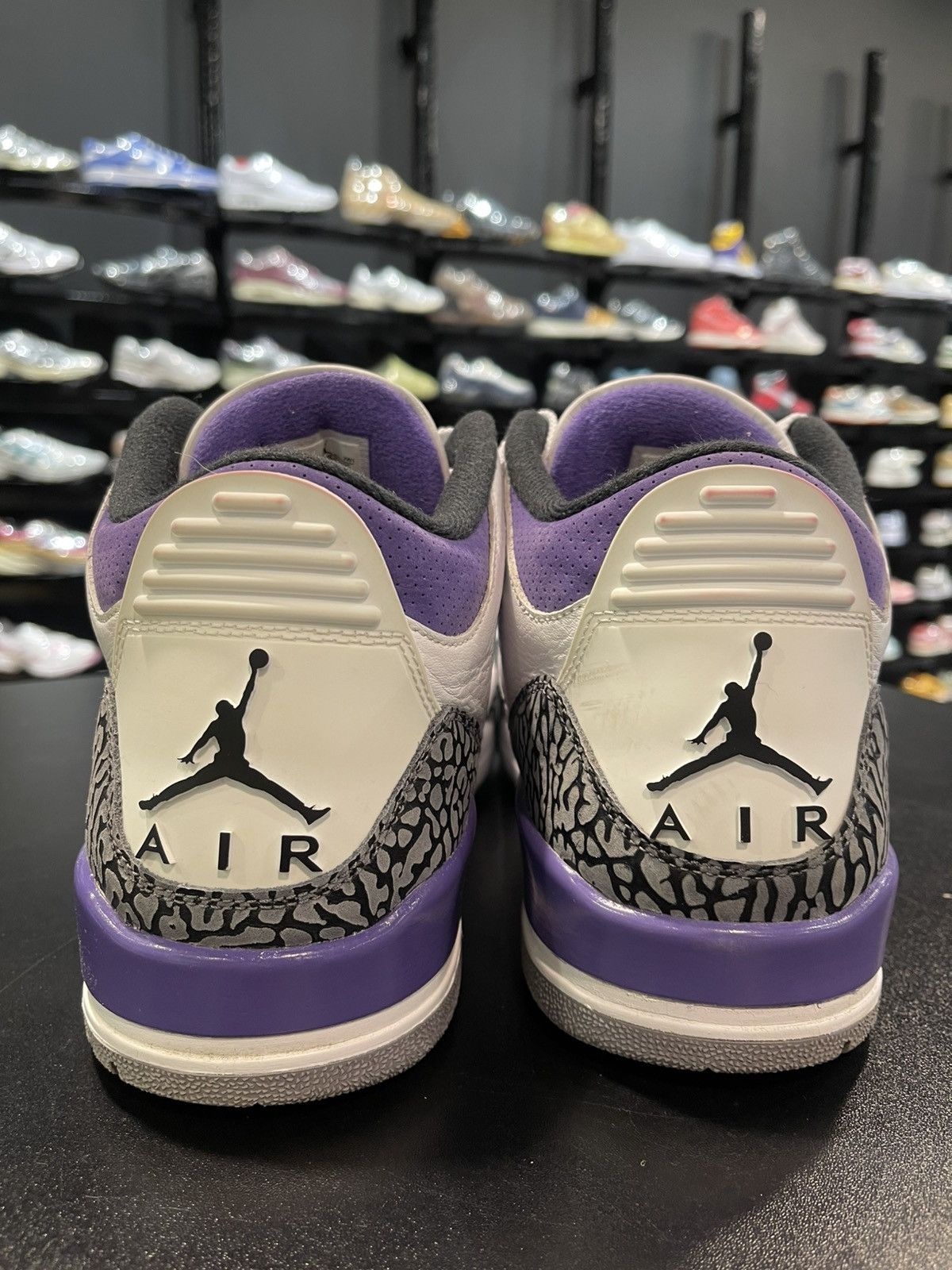Jordan Brand Size 13 - Jordan 3 Retro Dark Iris Purple Size US 13 / EU 46 - 4 Thumbnail