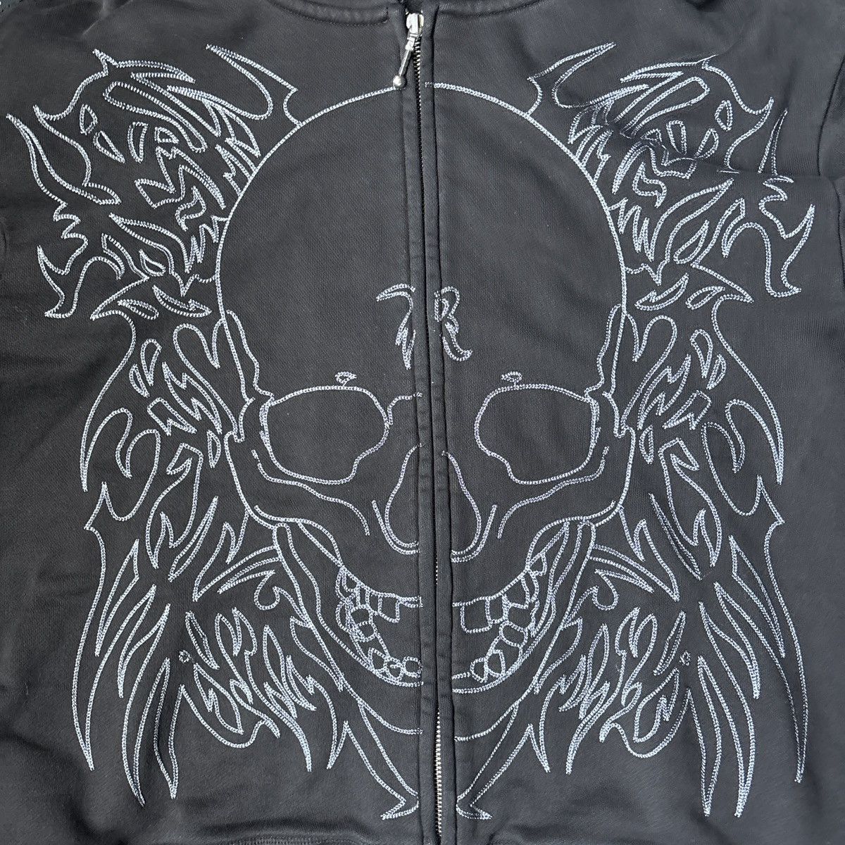 City Morgue × Revenge Tribal skull studded zip up Size US S / EU 44-46 / 1 - 2 Thumbnail