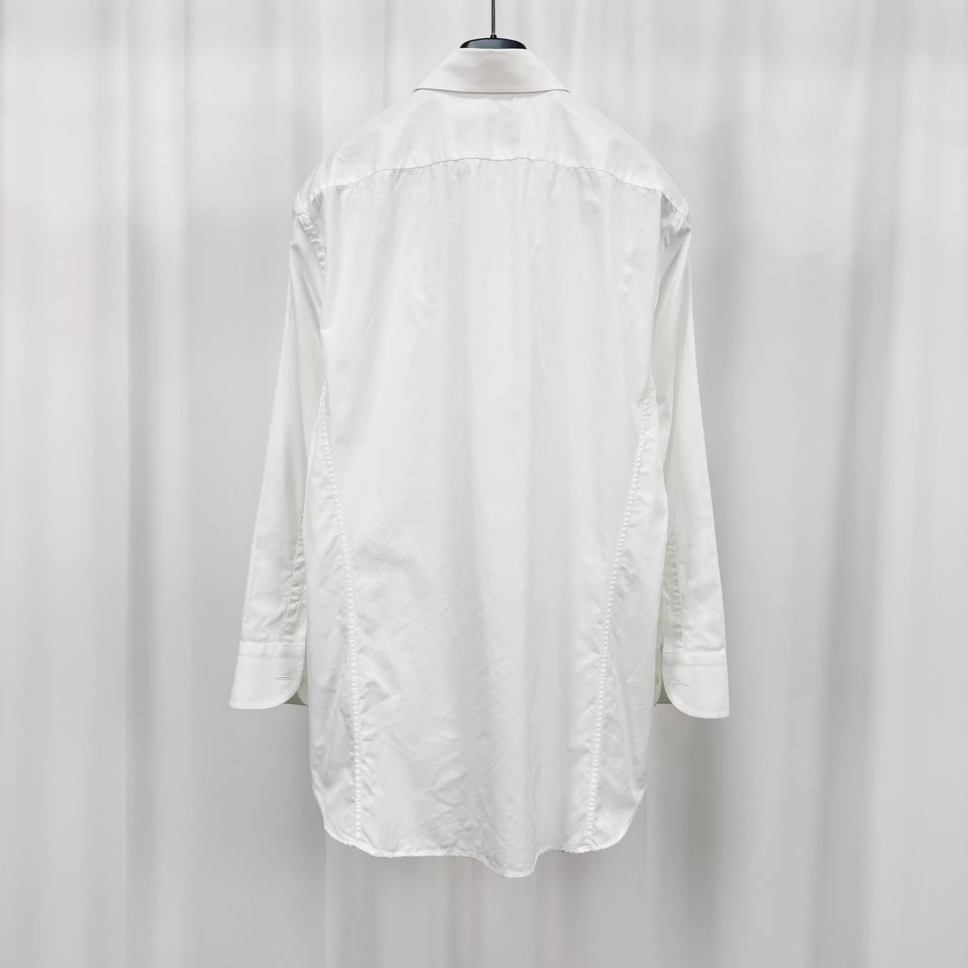 Gucci Gucci White LS Shirt 41 99 New Size US L / EU 52-54 / 3 - 2 Thumbnail