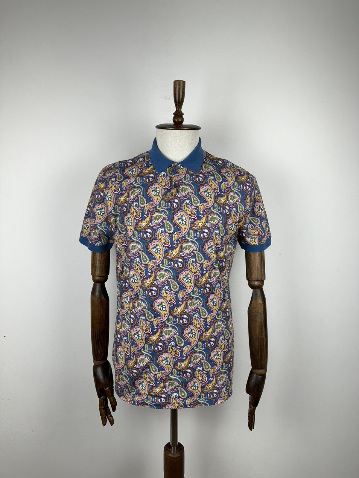 Pretty Green Men’s Pretty Green Multicolored Polo T-Shirt size M Size US M / EU 48-50 / 2 - 1 Thumbnail