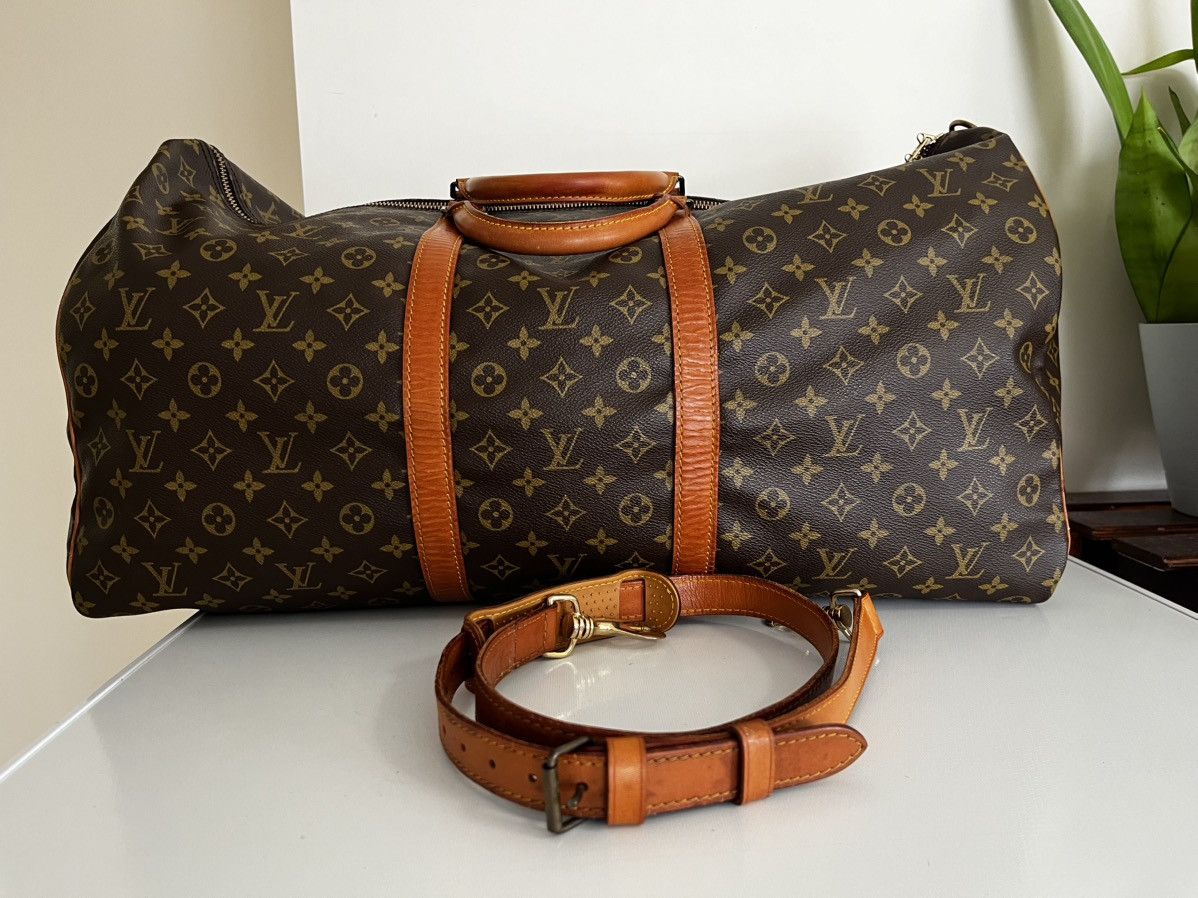 Louis Vuitton Authentic Louis Vuitton Keepall Bandouliere/Vintage/Brown Size ONE SIZE - 2 Thumbnail